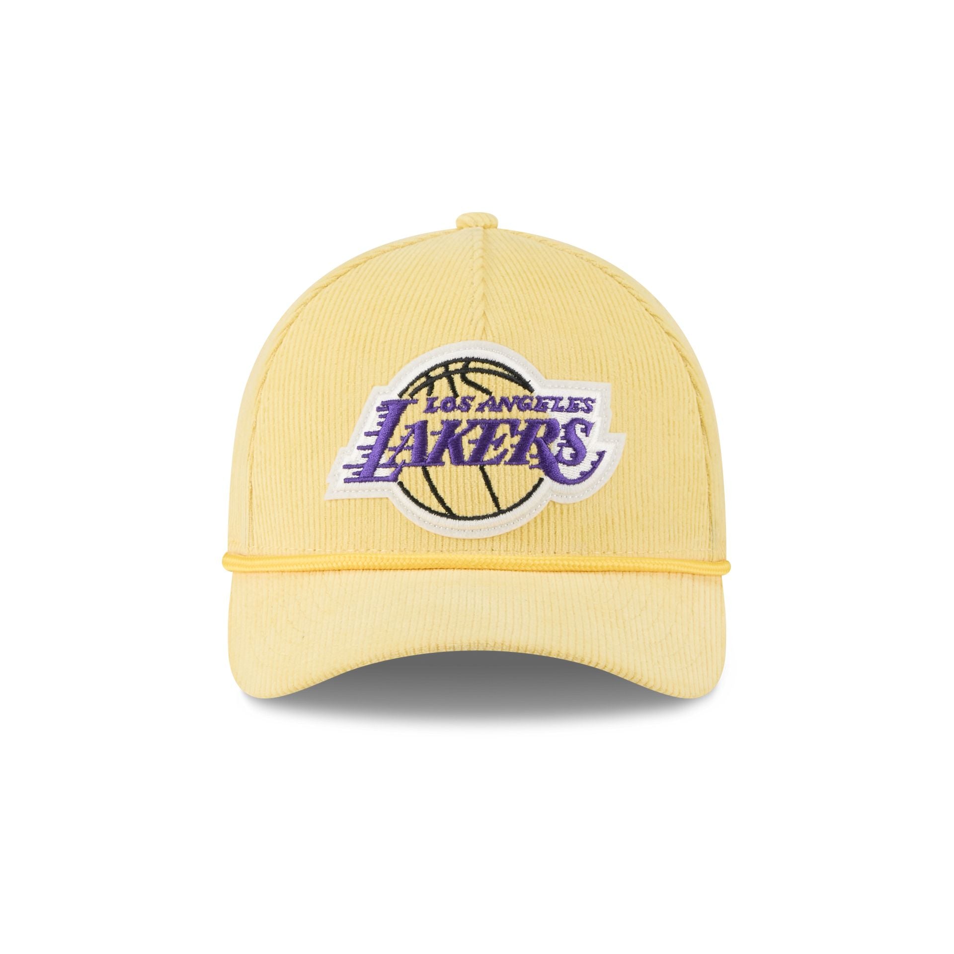 Los Angeles Lakers Corduroy 9FORTY M-Crown A-Frame Snapback Hat - Image 2