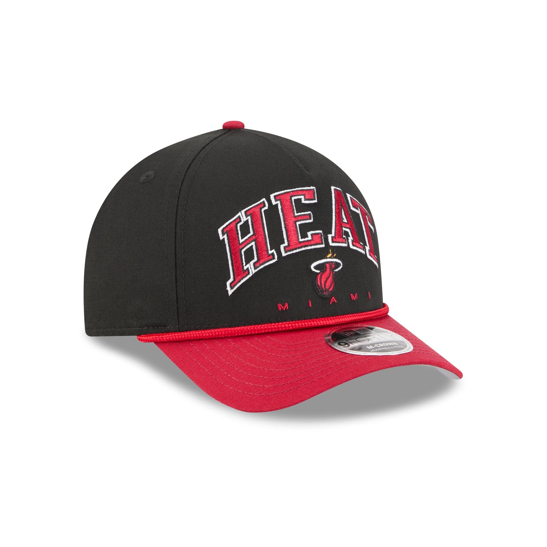 Miami Heat Arch 9FORTY M-Crown A-Frame Snapback Hat - Image 3