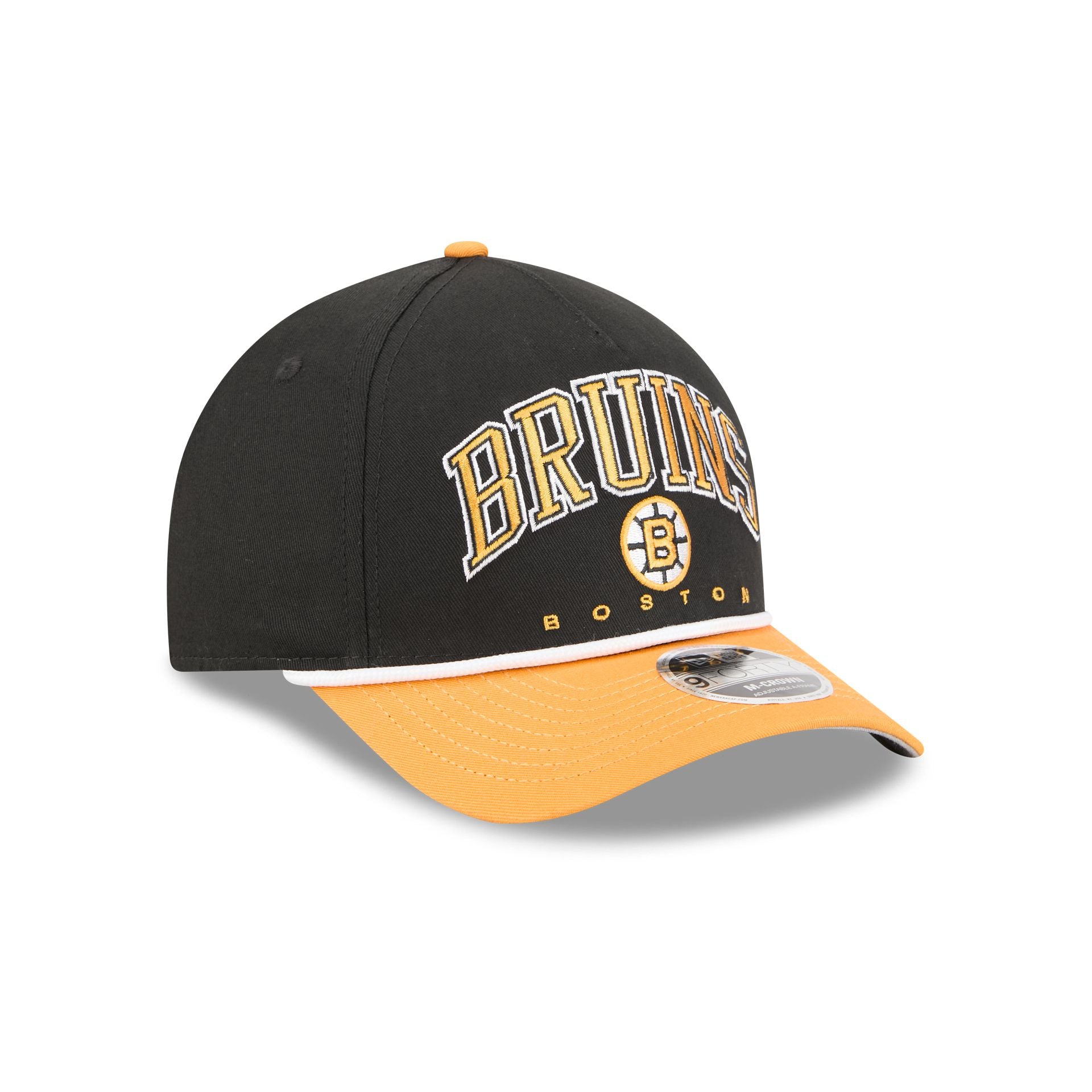 Boston Bruins Arch 9FORTY M-Crown A-Frame Snapback Hat - Image 3
