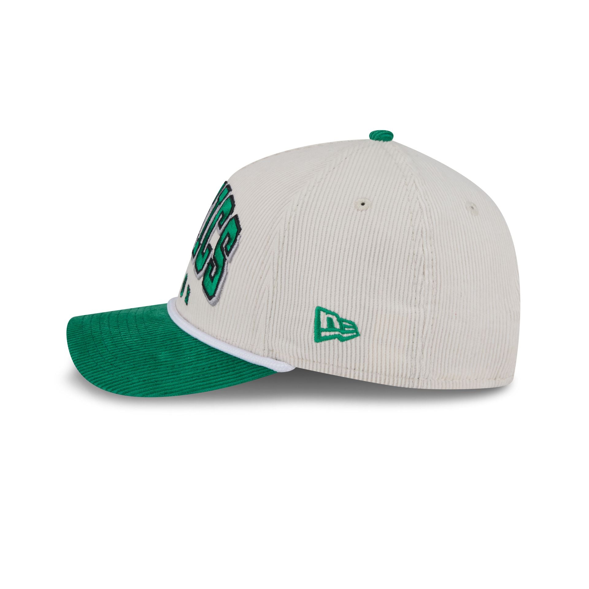 Boston Celtics Stacked Corduroy 9FORTY M-Crown A-Frame Snapback Hat - Image 5