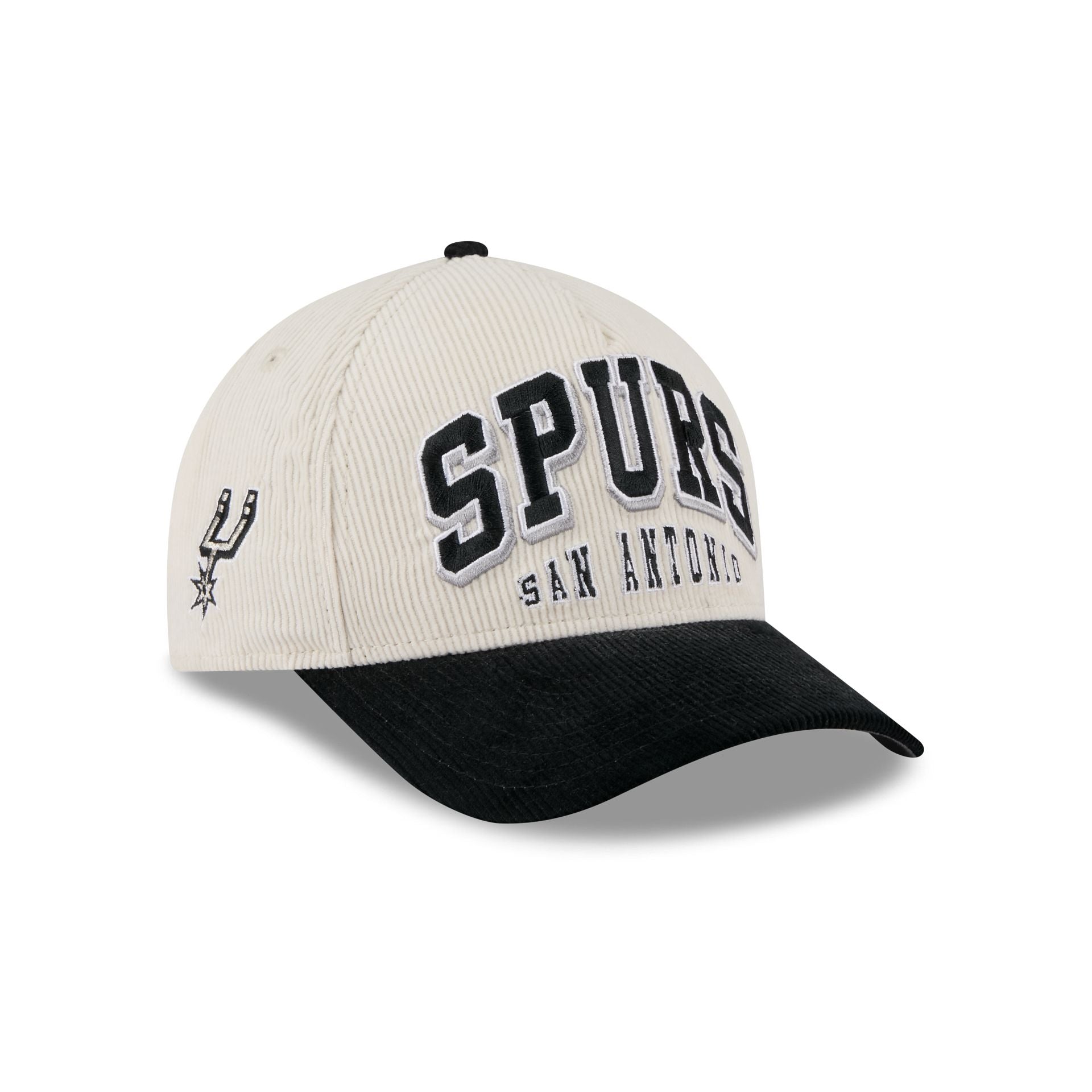 San Antonio Spurs Stacked Corduroy 9FORTY M-Crown A-Frame Snapback Hat