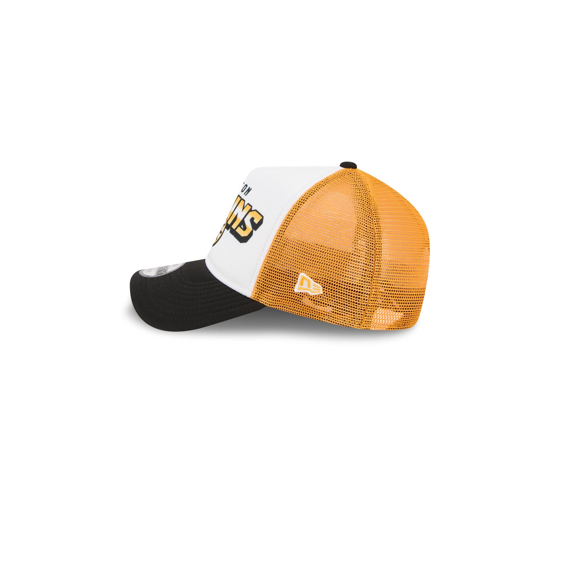 Boston Bruins Shine Kids 9FORTY A-Frame Trucker Hat - Image 4