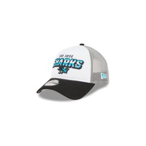 San Jose Sharks Shine Kids 9FORTY A-Frame Trucker Hat