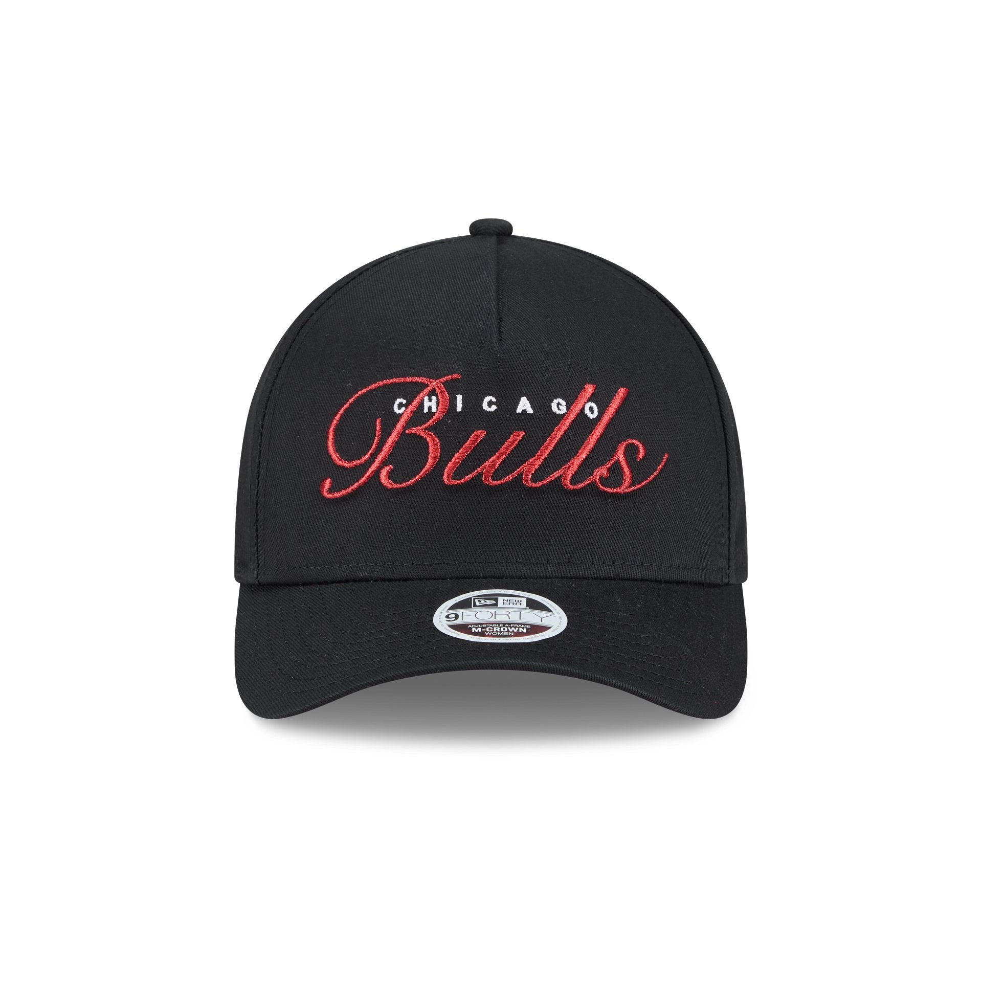Chicago Bulls Metallic Women's 9FORTY M-Crown A-Frame Snapback Hat - Image 2