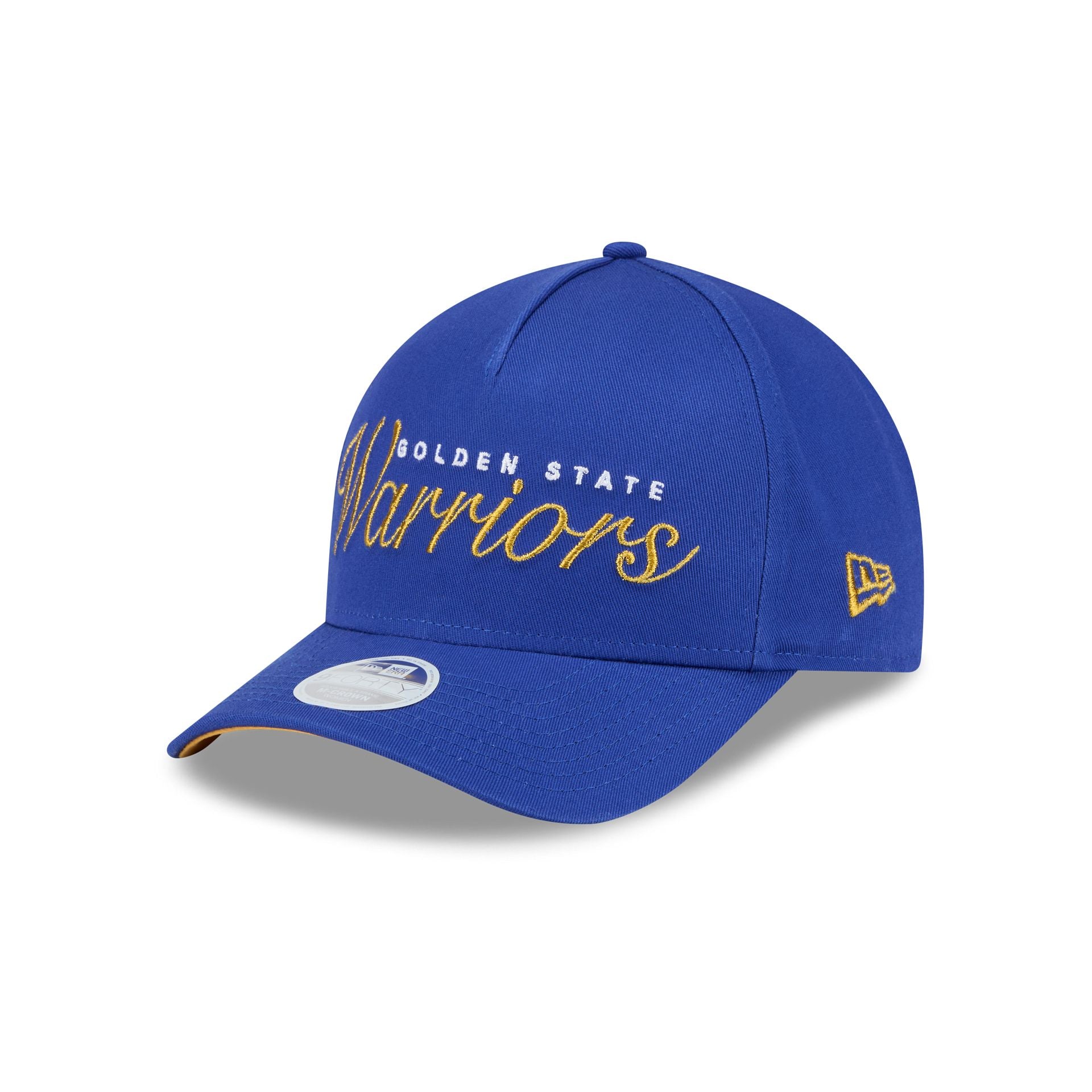 Golden State Warriors Metallic Women's 9FORTY M-Crown A-Frame Snapback Hat