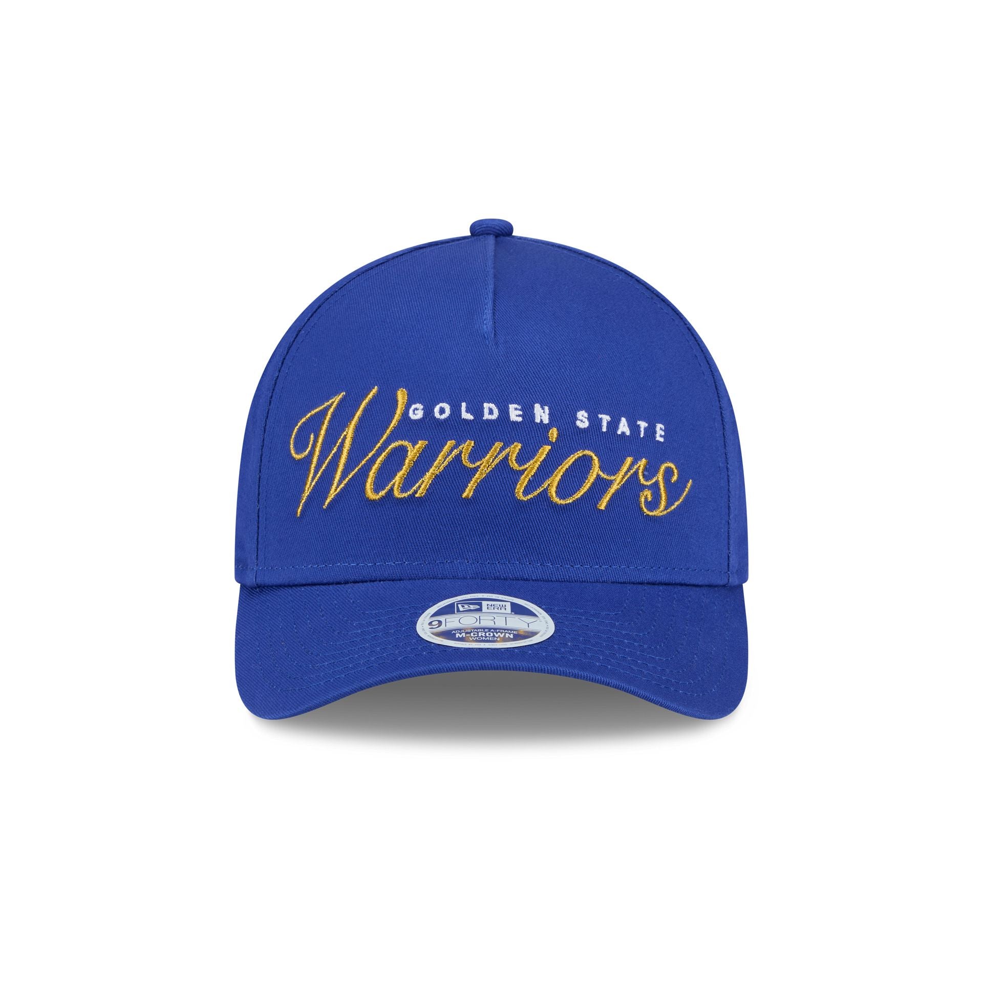 Golden State Warriors Metallic Women's 9FORTY M-Crown A-Frame Snapback Hat - Image 2