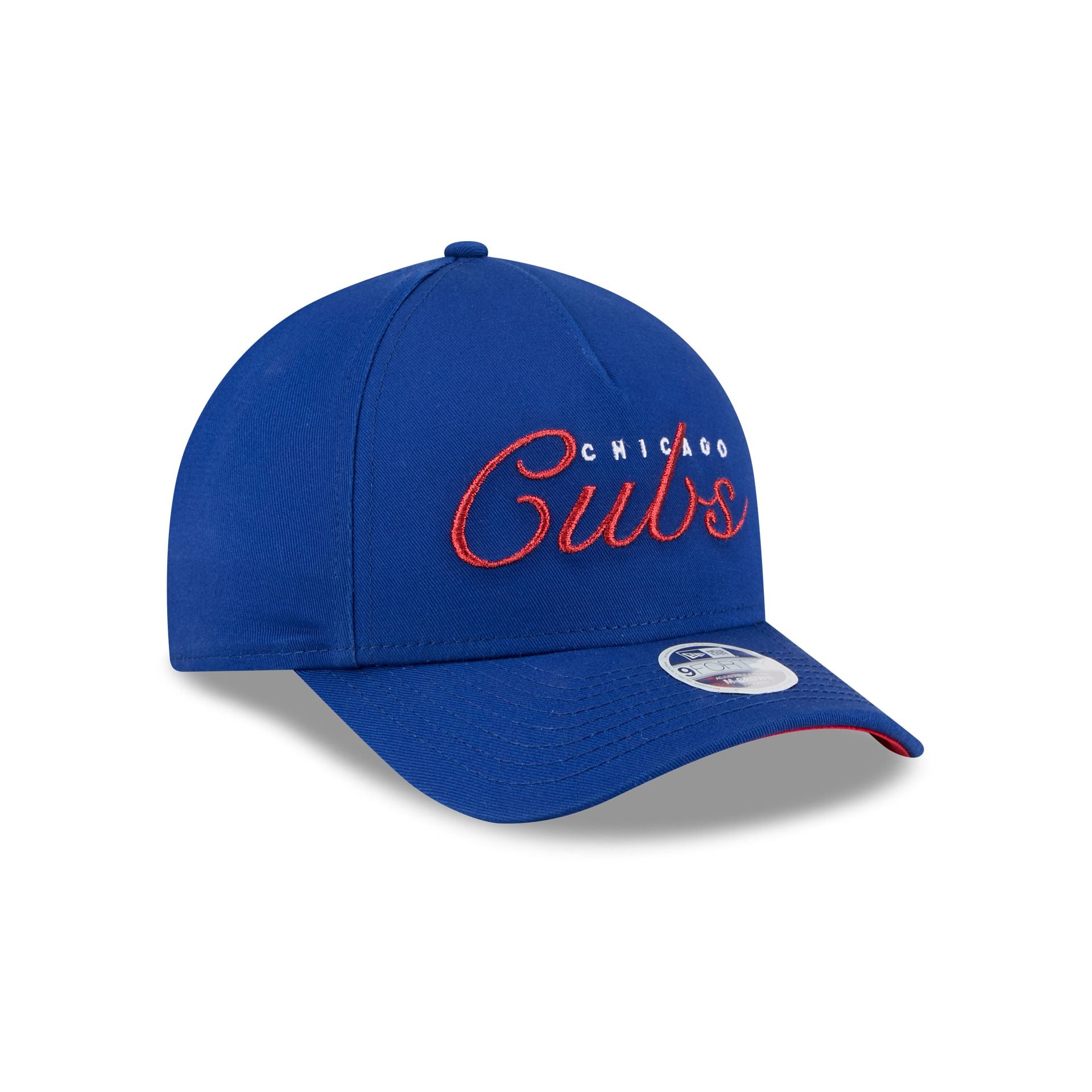 Chicago Cubs Metallic Women's 9FORTY M-Crown A-Frame Snapback Hat - Image 3