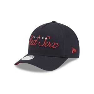 Boston Red Sox Metallic Women's 9FORTY M-Crown A-Frame Snapback Hat