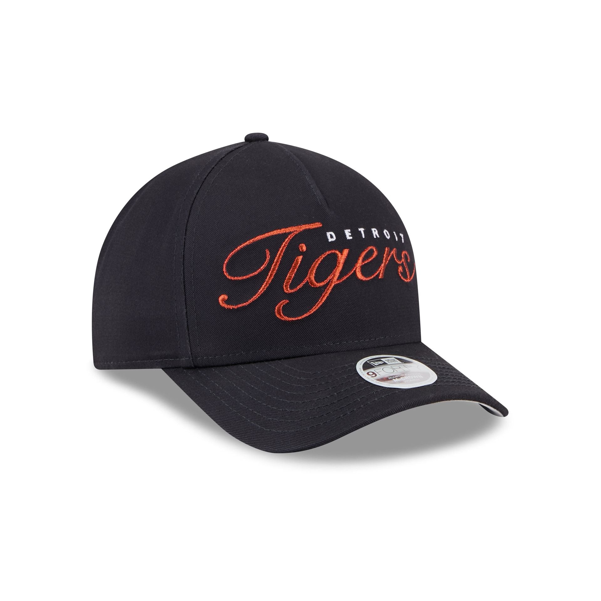 Detroit Tigers Metallic Women's 9FORTY M-Crown A-Frame Snapback Hat - Image 3