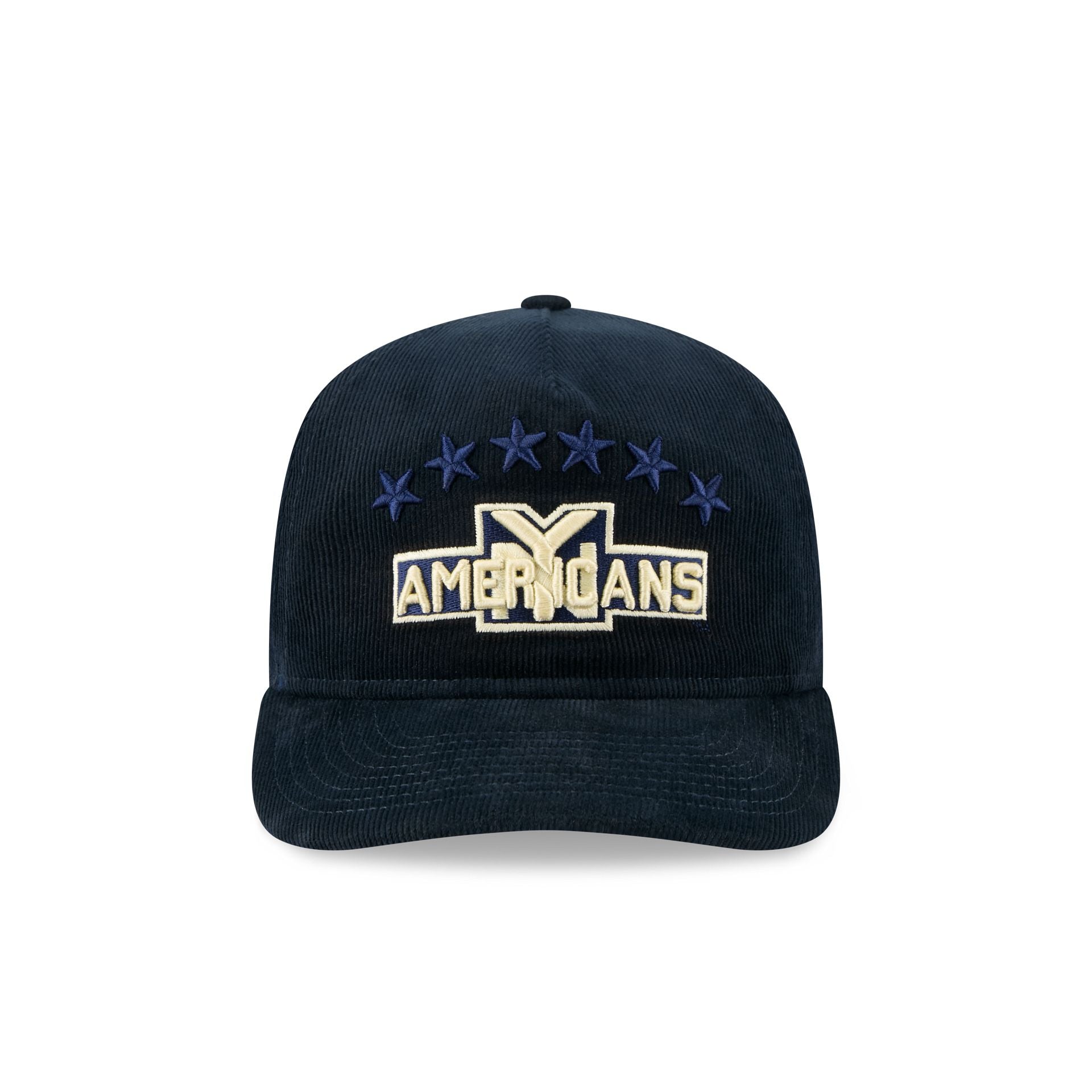 New York Americans Nostalgic Navy Corduroy 19TWENTY Adjustable Hat - Image 2