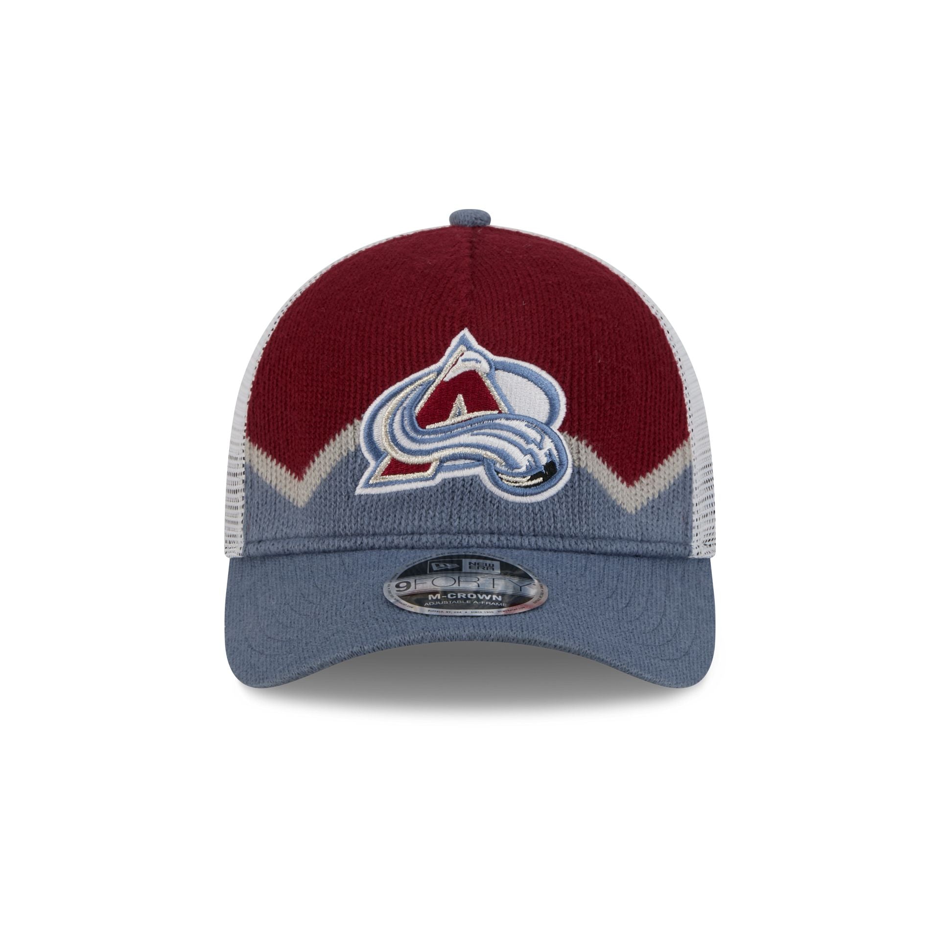 Colorado Avalanche Sock 9FORTY M-Crown A-Frame Trucker Hat - Image 2