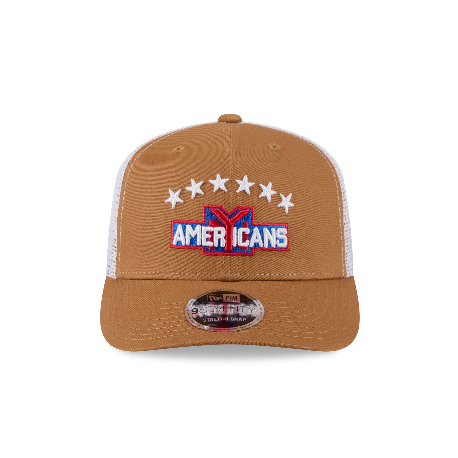 New York Americans Bronze 9SEVENTY Trucker Hat - Image 2