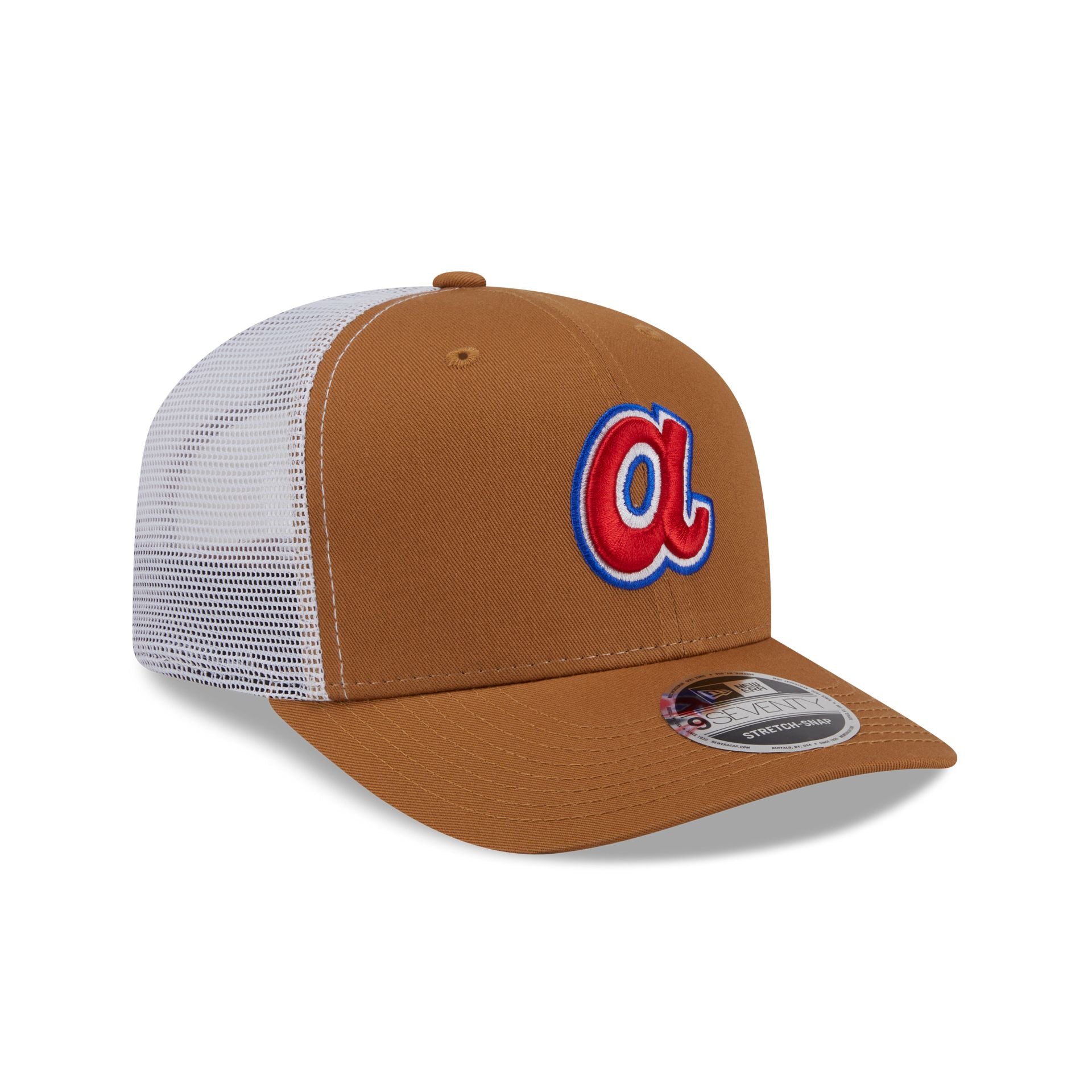 Atlanta Braves Bronze 9SEVENTY Trucker Hat - Image 3