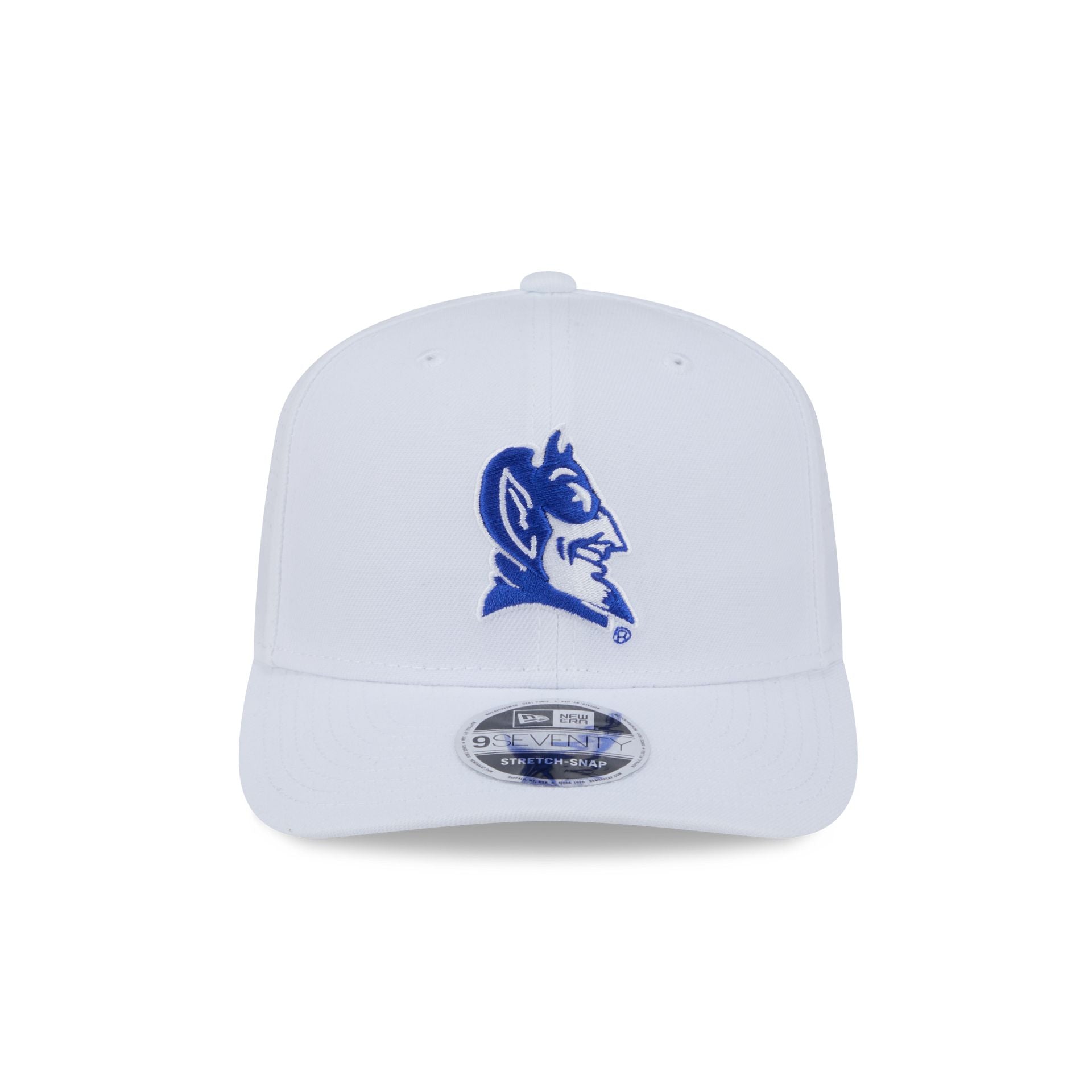 Duke Blue Devils Optic White Performance 9SEVENTY Stretch-Snap Hat - Image 2