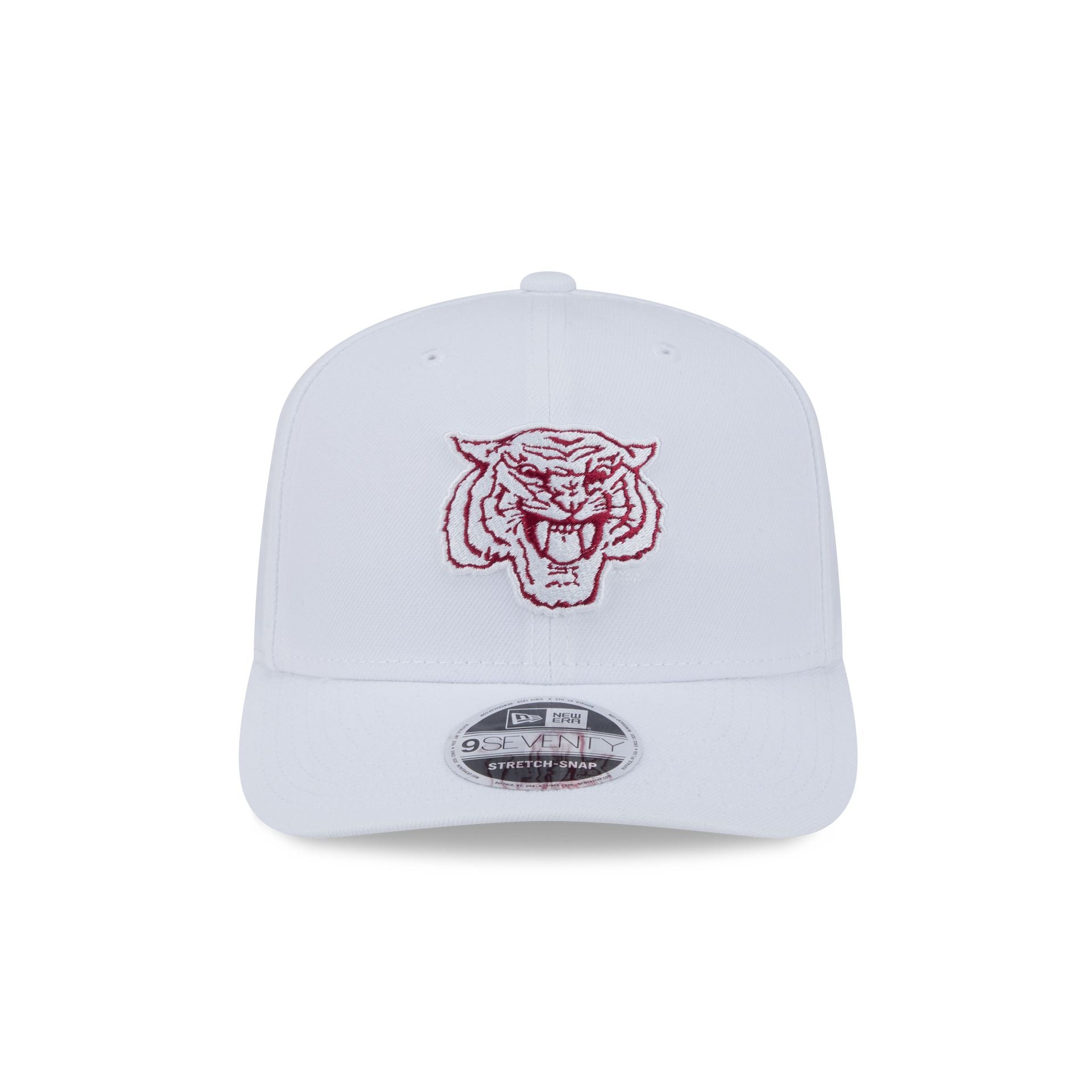 Morehouse Tigers Optic White Performance 9SEVENTY Stretch-Snap Hat - Image 2