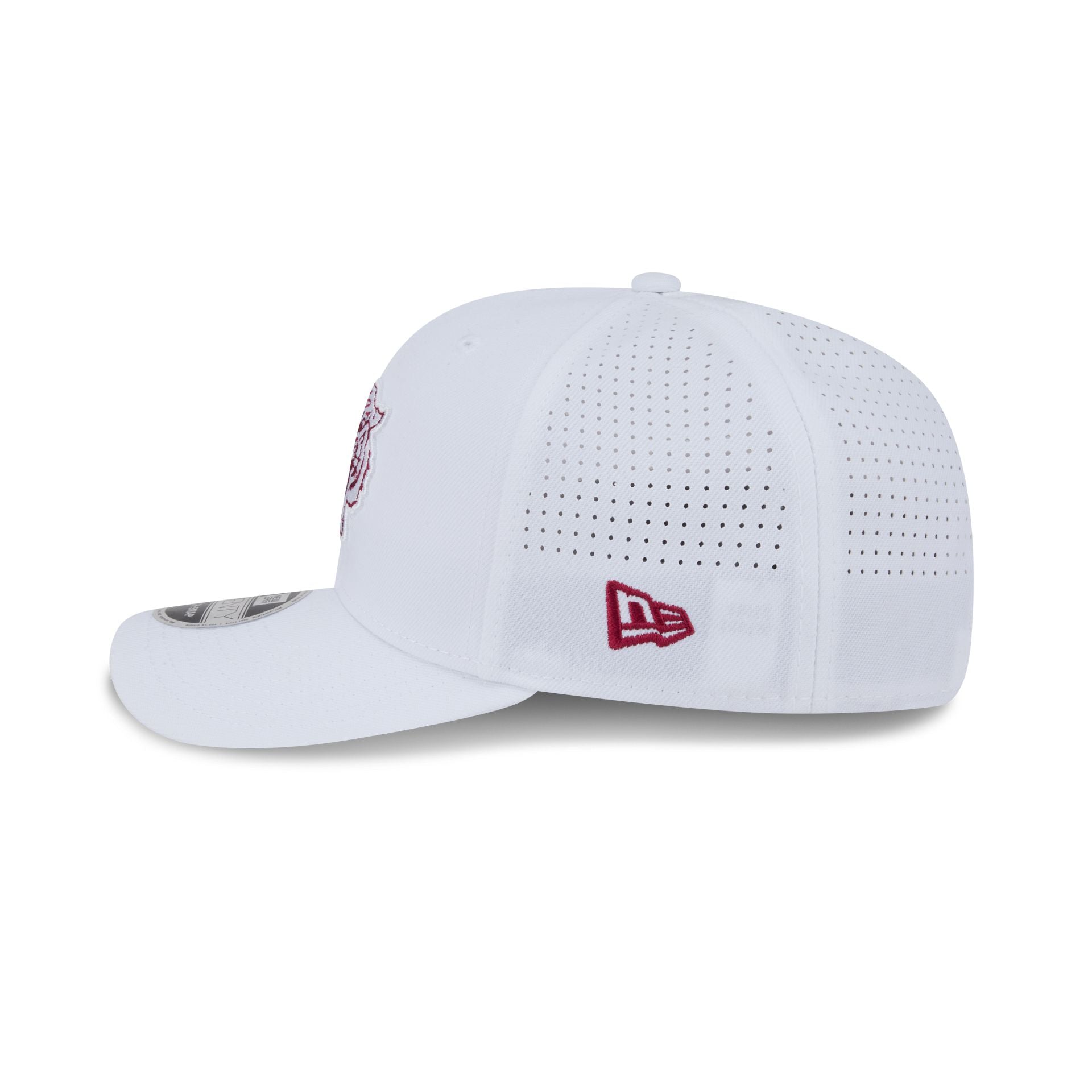 Morehouse Tigers Optic White Performance 9SEVENTY Stretch-Snap Hat - Image 4