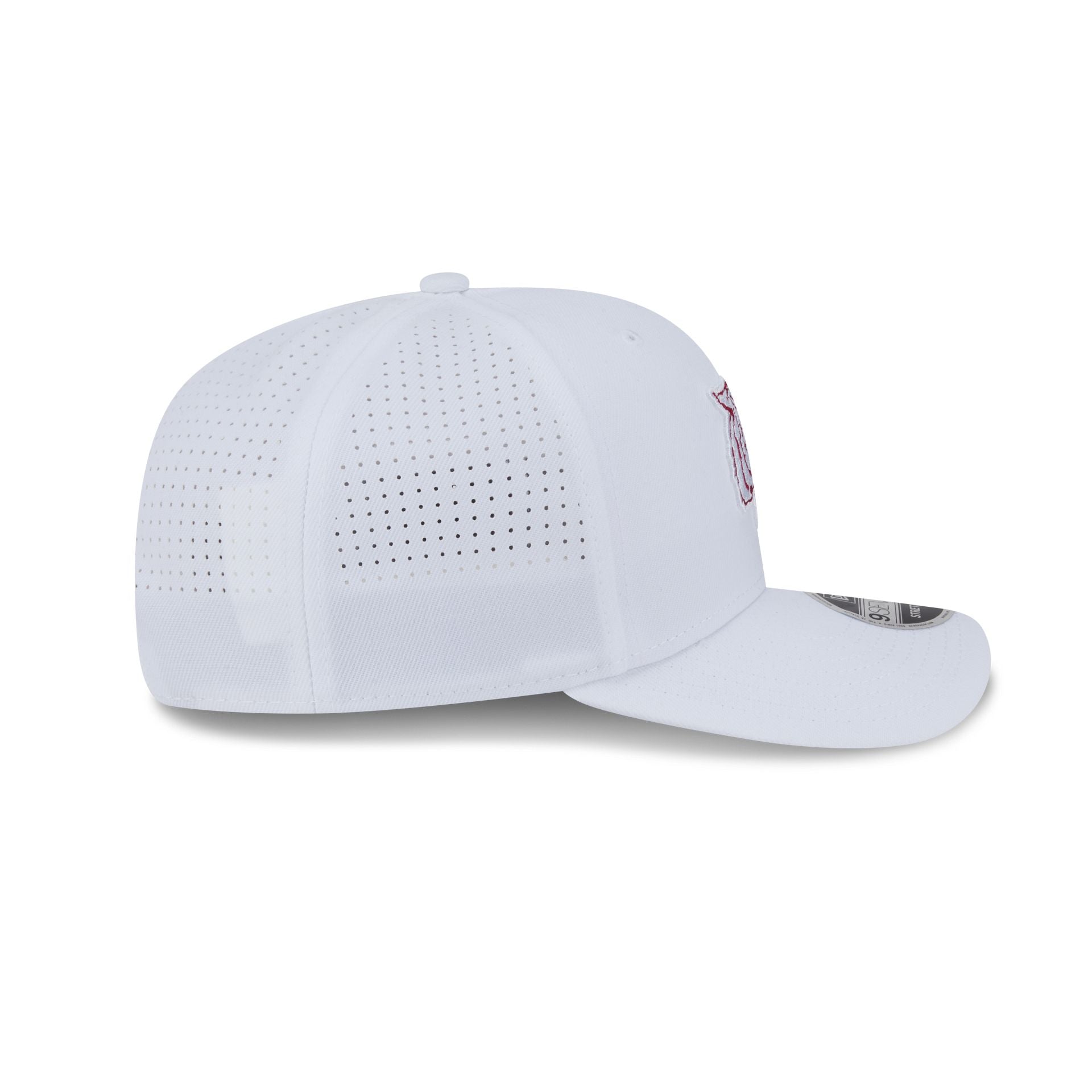 Morehouse Tigers Optic White Performance 9SEVENTY Stretch-Snap Hat - Image 5