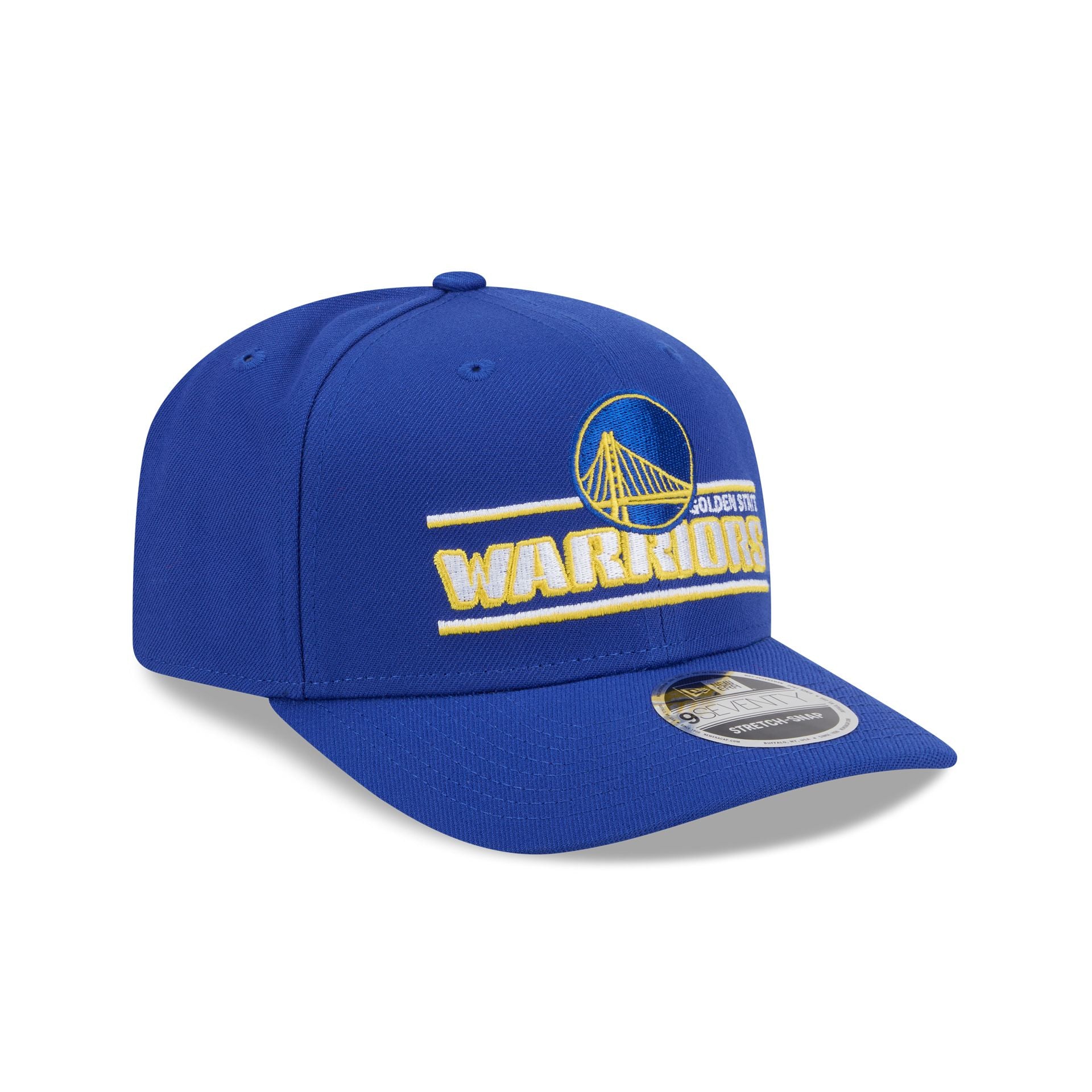 Golden State Warriors Stated 9SEVENTY Stretch-Snap Hat - Image 3