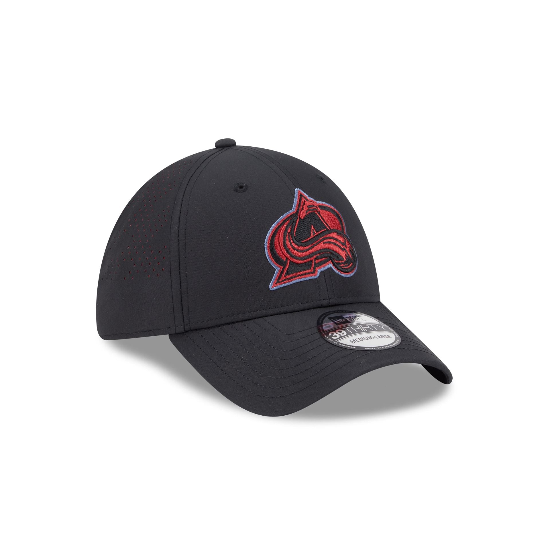 Colorado Avalanche Night 39THIRTY Stretch Fit Hat - Image 3