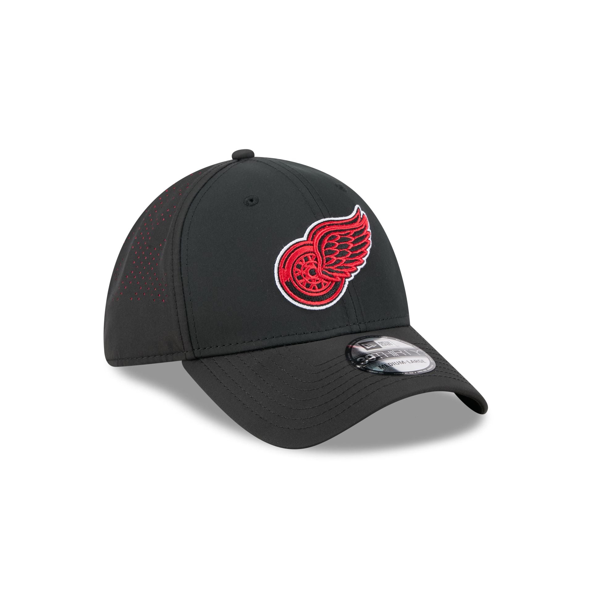 Detroit Red Wings Night 39THIRTY Stretch Fit Hat - Image 3