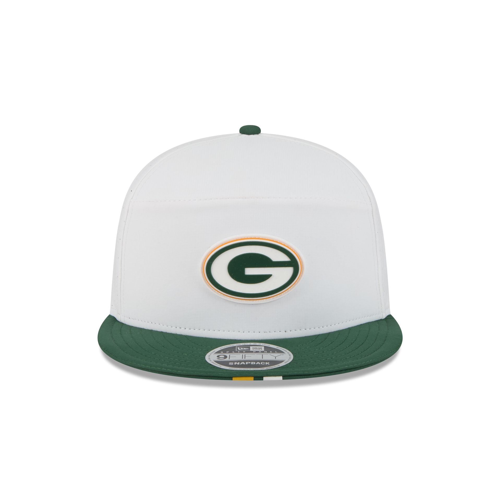 Green Bay Packers 2025 Training Split Panel 9FIFTY Snapback Hat - Image 2