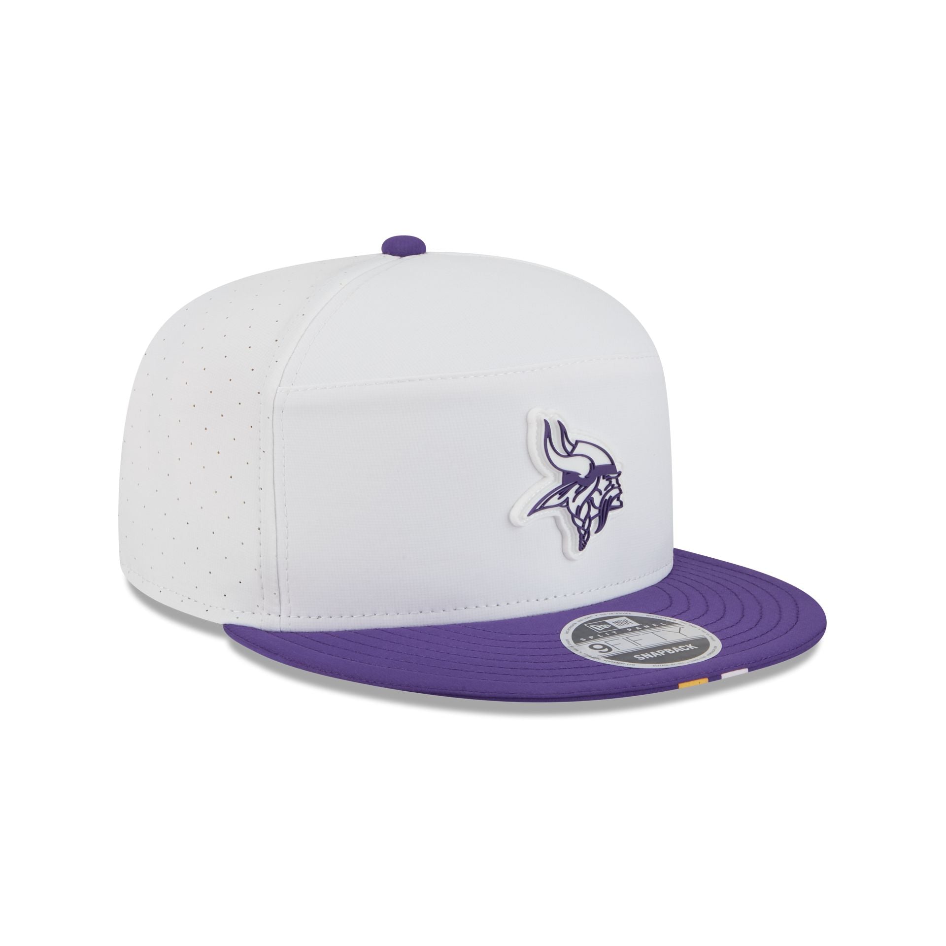 Minnesota Vikings 2025 Training Split Panel 9FIFTY Snapback Hat - Image 3