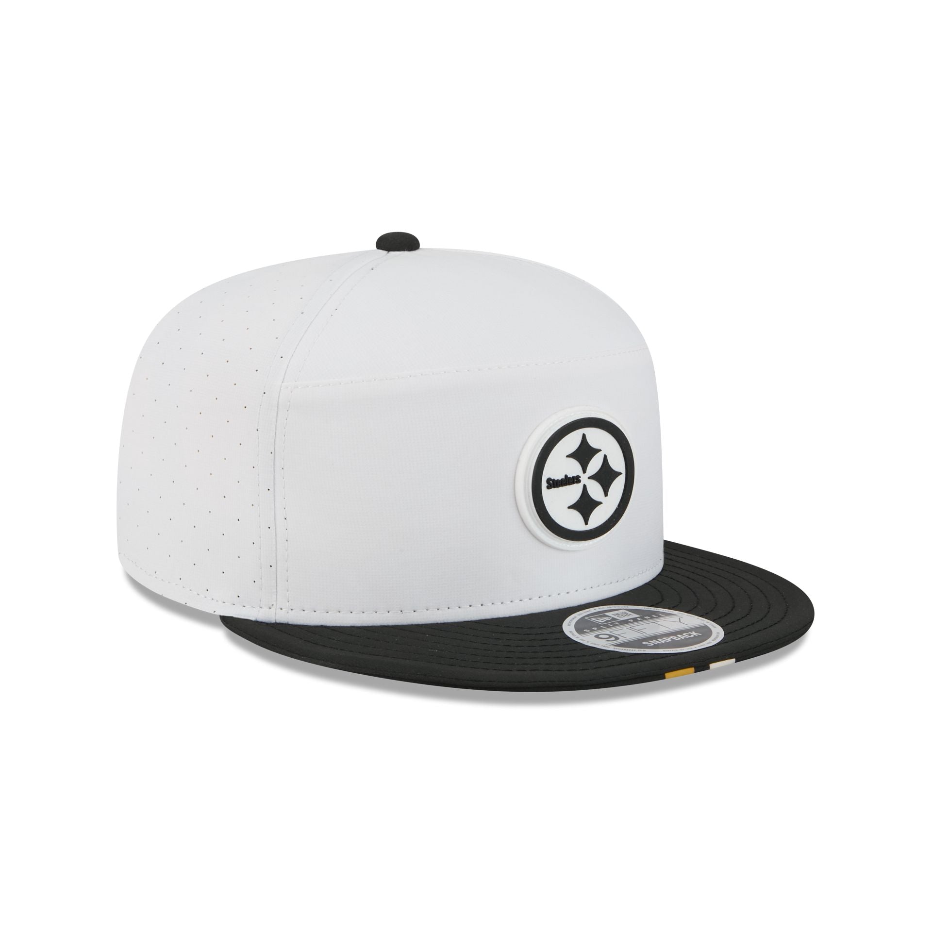 Pittsburgh Steelers 2025 Training Split Panel 9FIFTY Snapback Hat - Image 3