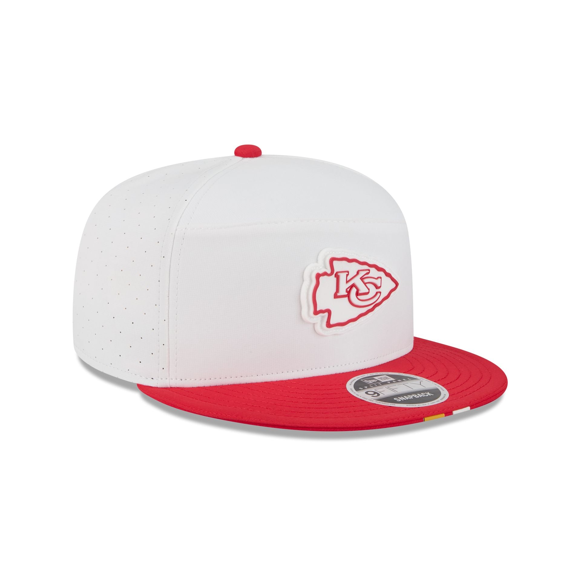 Kansas City Chiefs 2025 Training Split Panel 9FIFTY Snapback Hat - Image 3