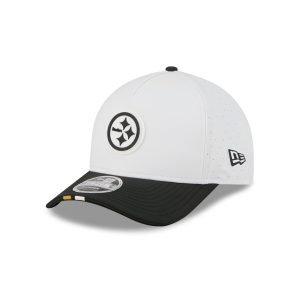 Pittsburgh Steelers 2025 Training 9FORTY M-Crown A-Frame Snapback Hat