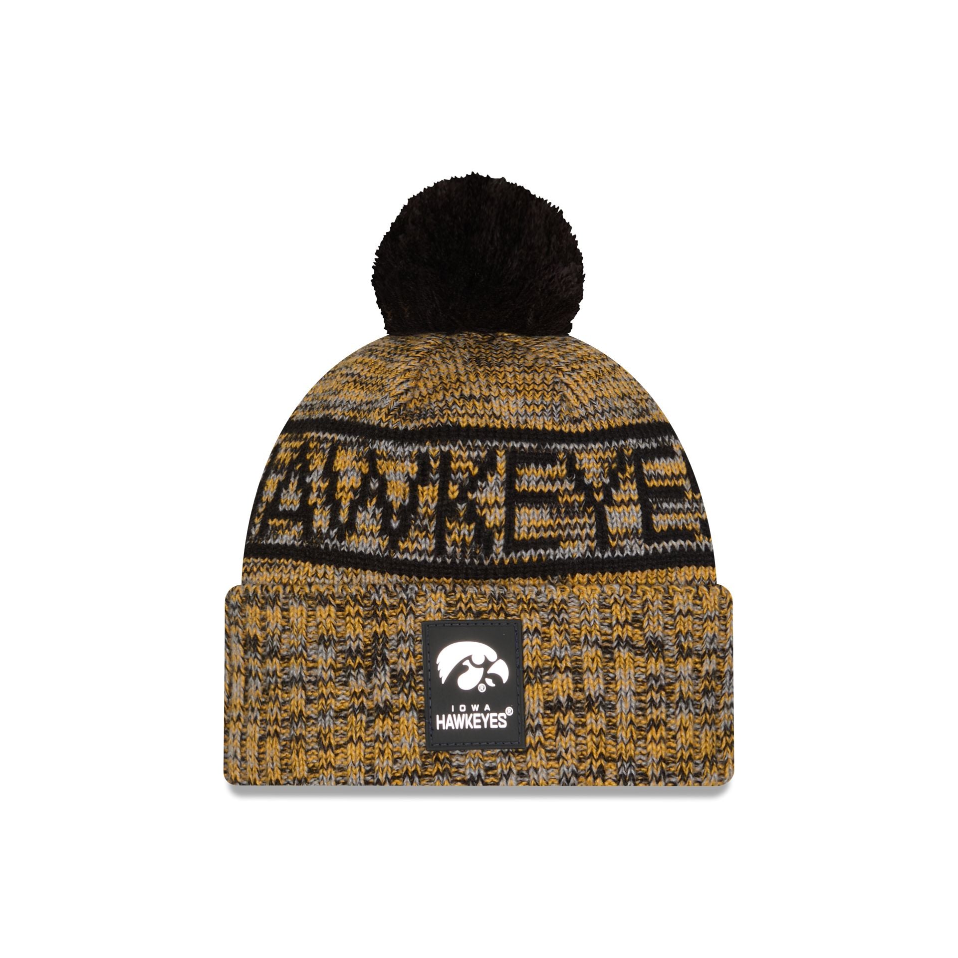 Iowa Hawkeyes Cold Weather Pom Knit Hat