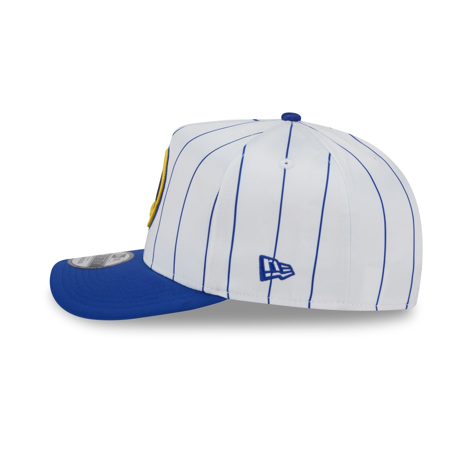 Golden State Warriors Satin Pinstripe 9FIFTY A-Frame Snapback Hat - Image 4