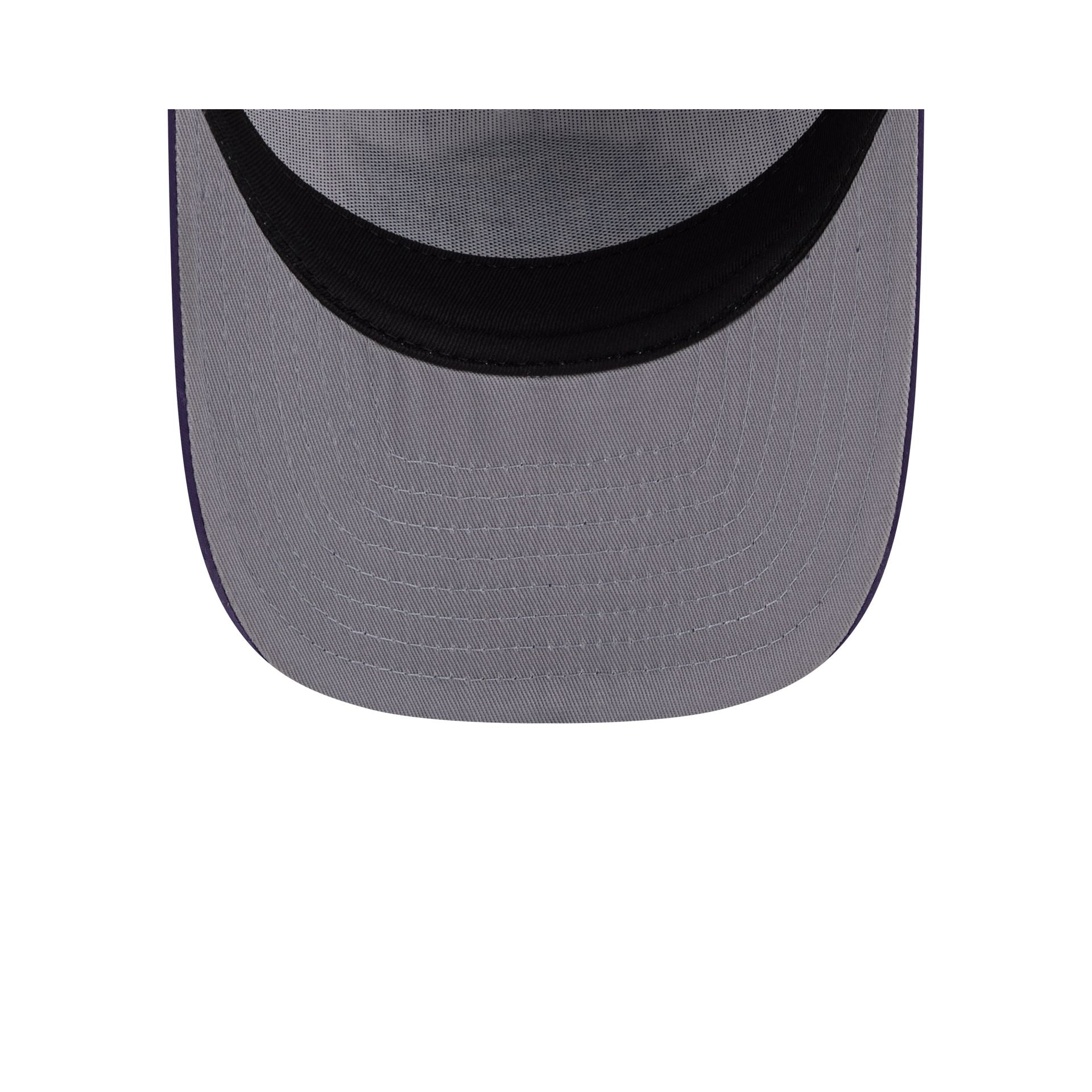 Phoenix Suns Satin Pinstripe 9FIFTY A-Frame Snapback Hat - Image 7