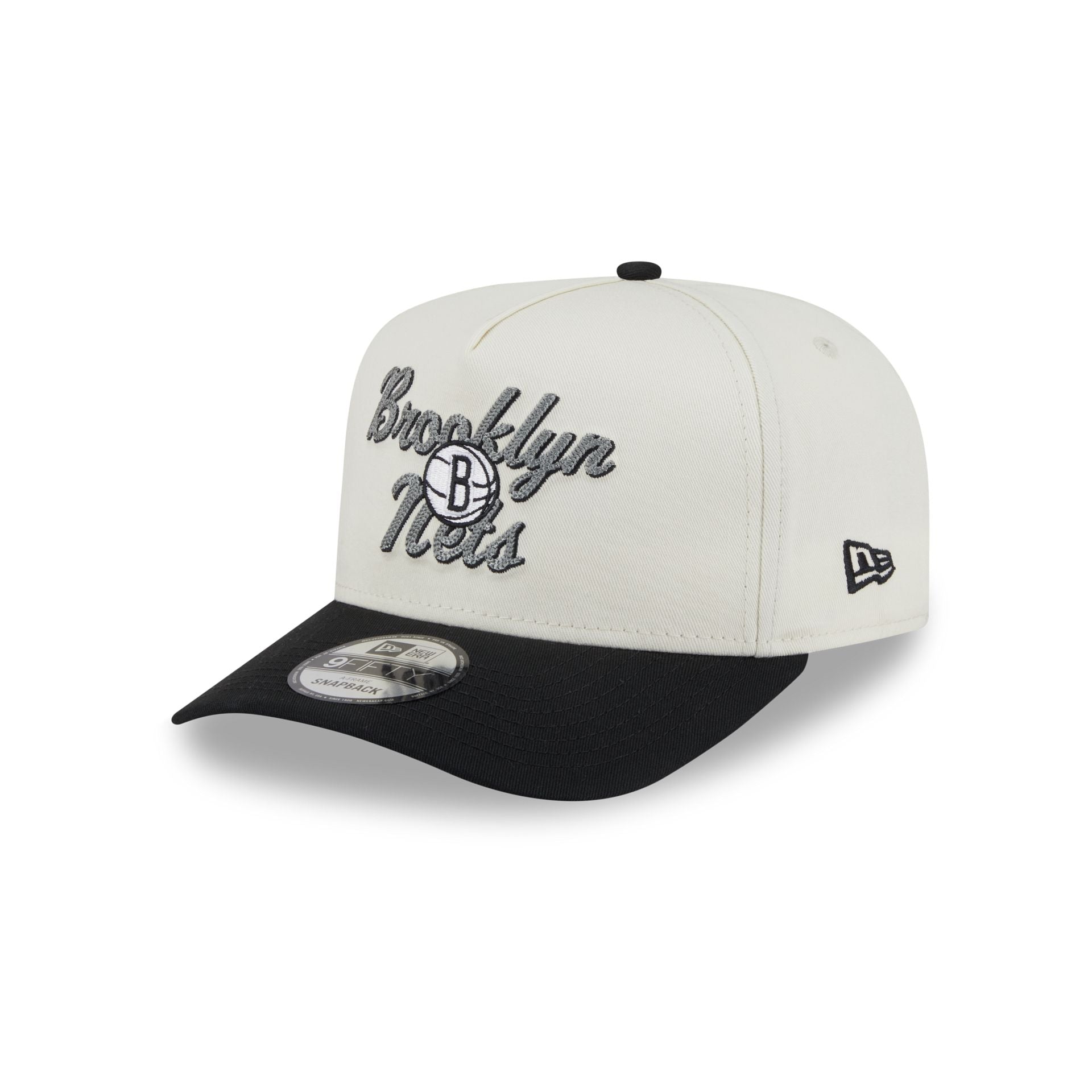 Brooklyn Nets Chainstitch 9FIFTY A-Frame Snapback Hat
