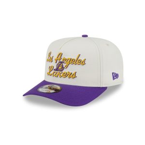 Los Angeles Lakers Chainstitch 9FIFTY A-Frame Snapback Hat