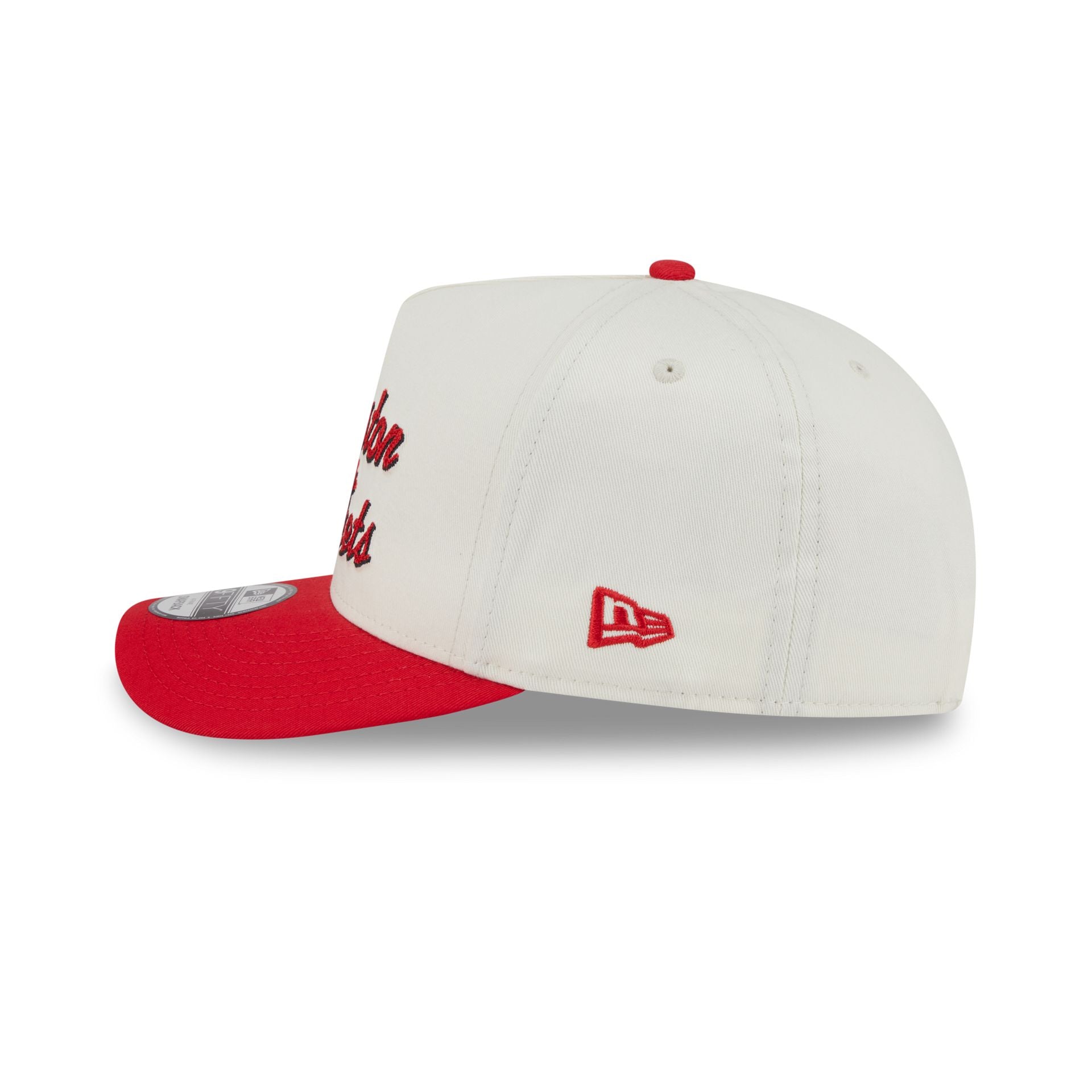Houston Rockets Chainstitch 9FIFTY A-Frame Snapback Hat - Image 4