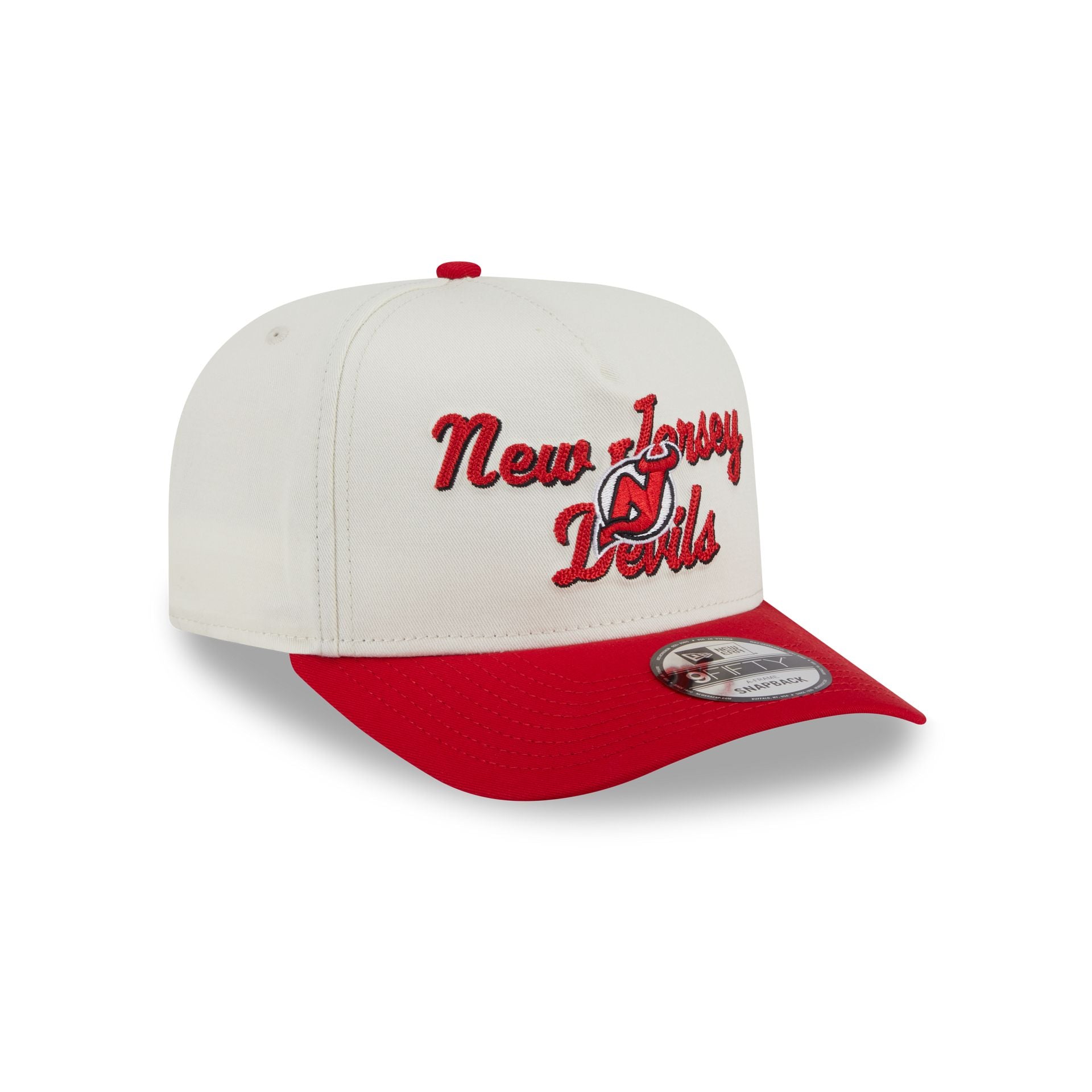 New Jersey Devils Chainstitch 9FIFTY A-Frame Snapback Hat - Image 3