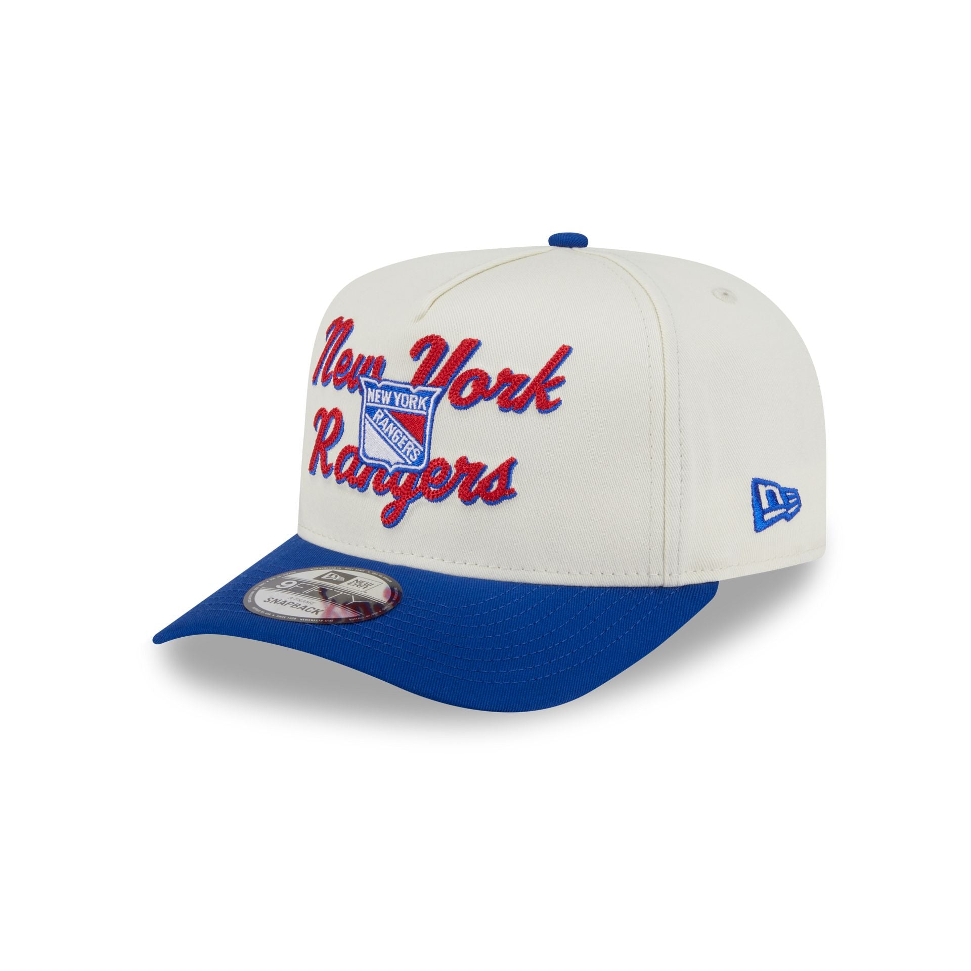New York Rangers Chainstitch 9FIFTY A-Frame Snapback Hat