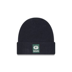 Green Bay Packers 2025 Sideline Cold Weather Steel Clouds Cuff Knit Beanie