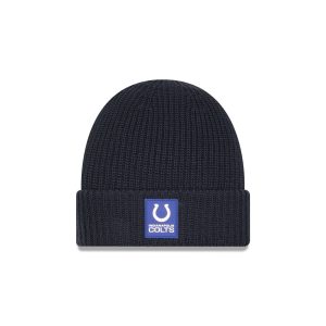 Indianapolis Colts 2025 Sideline Cold Weather Steel Clouds Cuff Knit Beanie