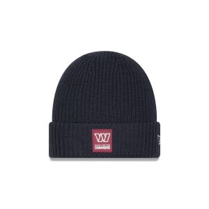 Washington Commanders 2025 Sideline Cold Weather Steel Clouds Cuff Knit Beanie