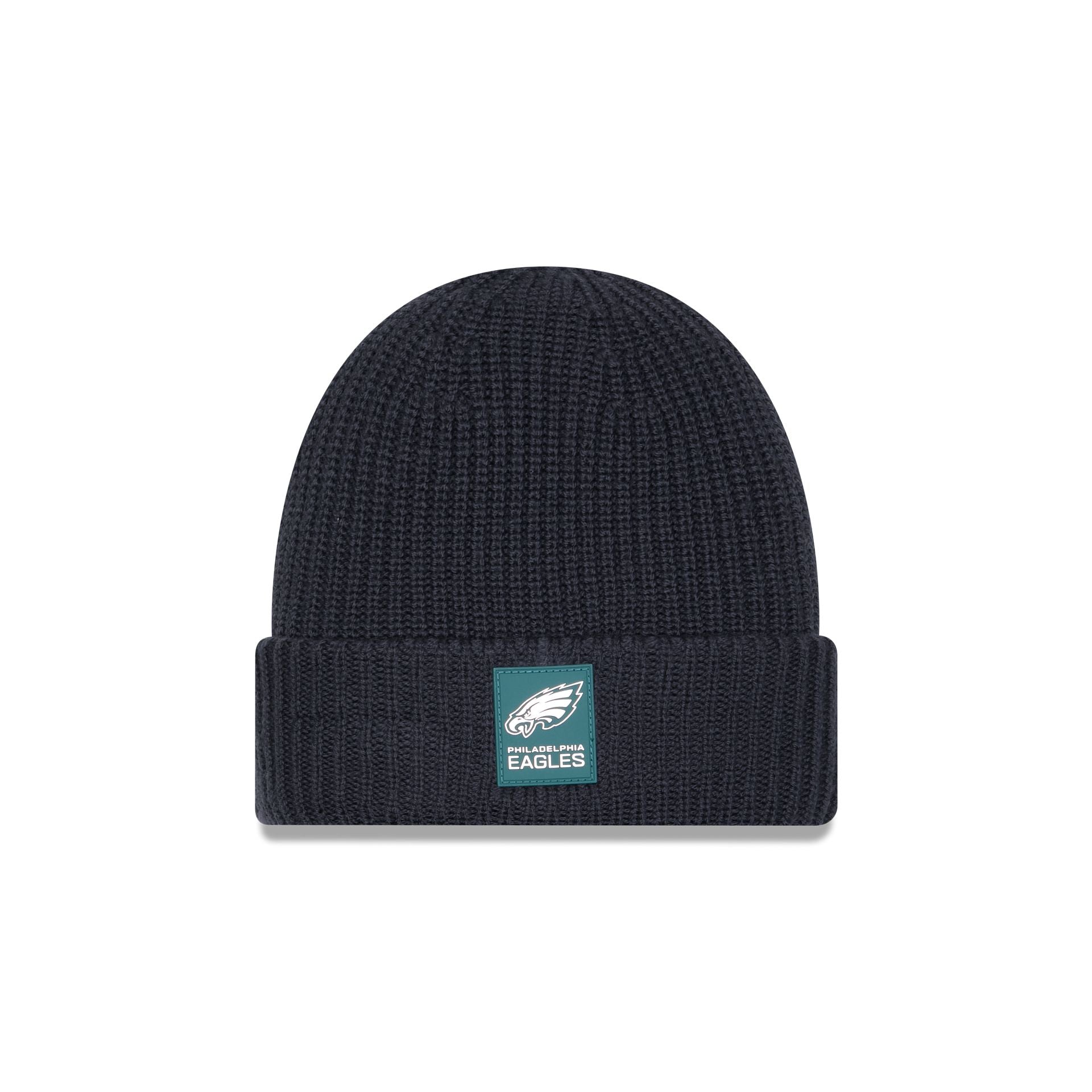 Philadelphia Eagles 2025 Sideline Cold Weather Steel Clouds Cuff Knit Beanie