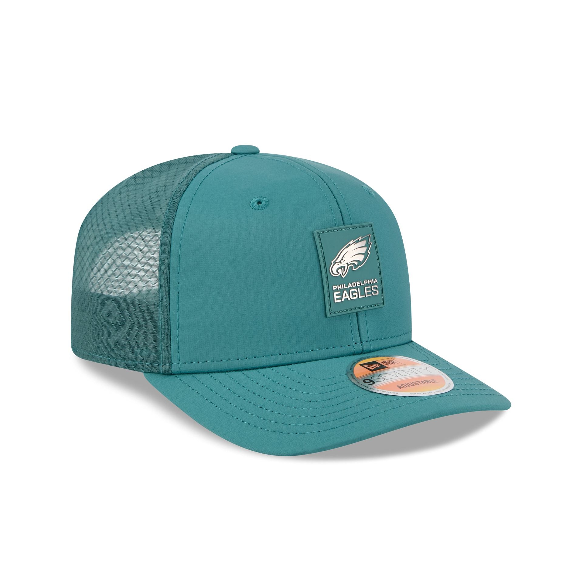 Philadelphia Eagles 2025 Sideline Hot Weather 9SEVENTY Trucker Hat - Image 3