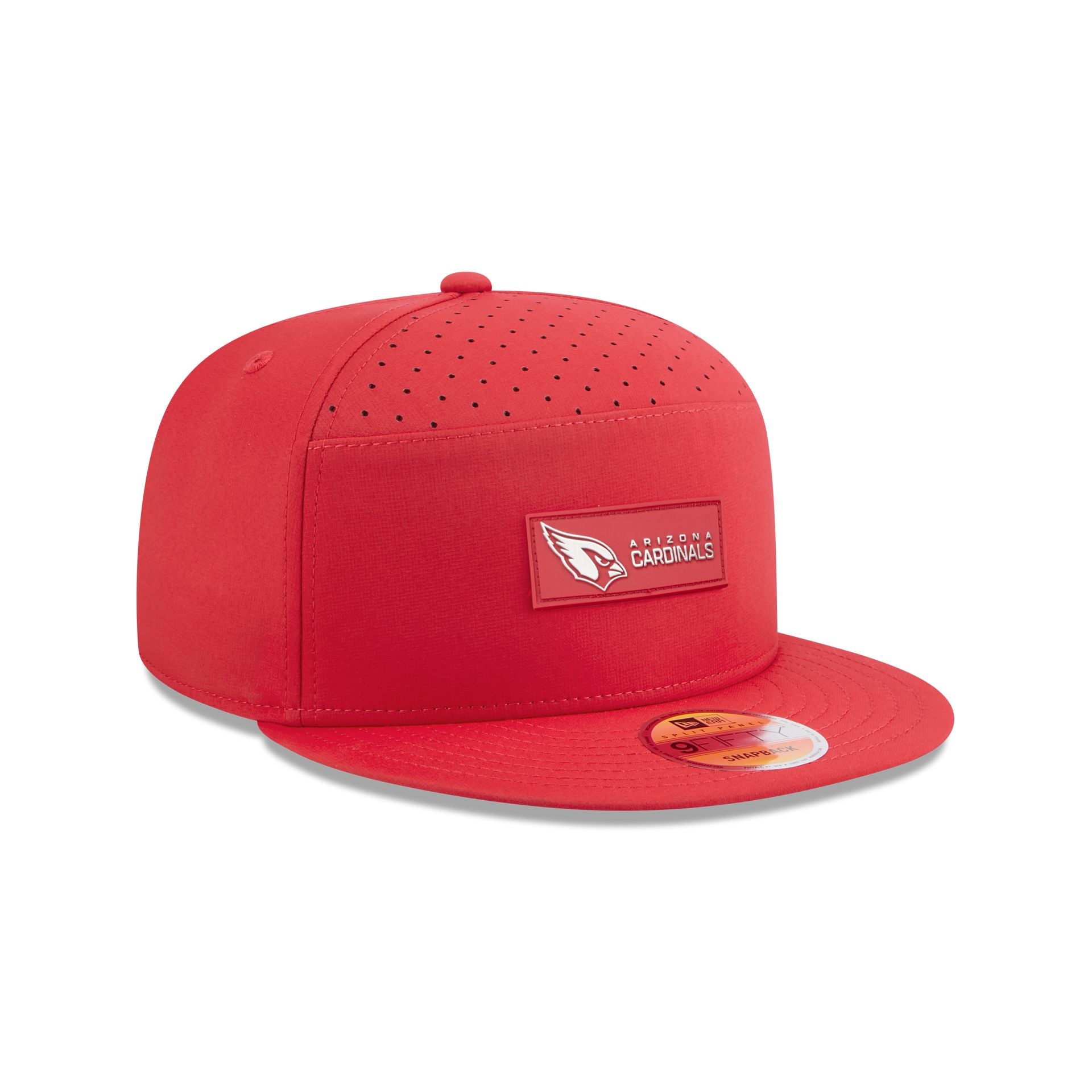 Arizona Cardinals 2025 Sideline Hot Weather Split Panel 9FIFTY Snapback Hat - Image 3