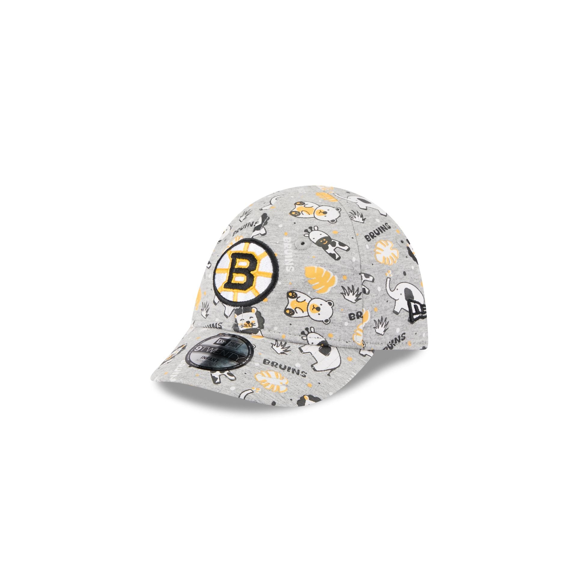 Boston Bruins Kids Animal 9TWENTY Adjustable Hat