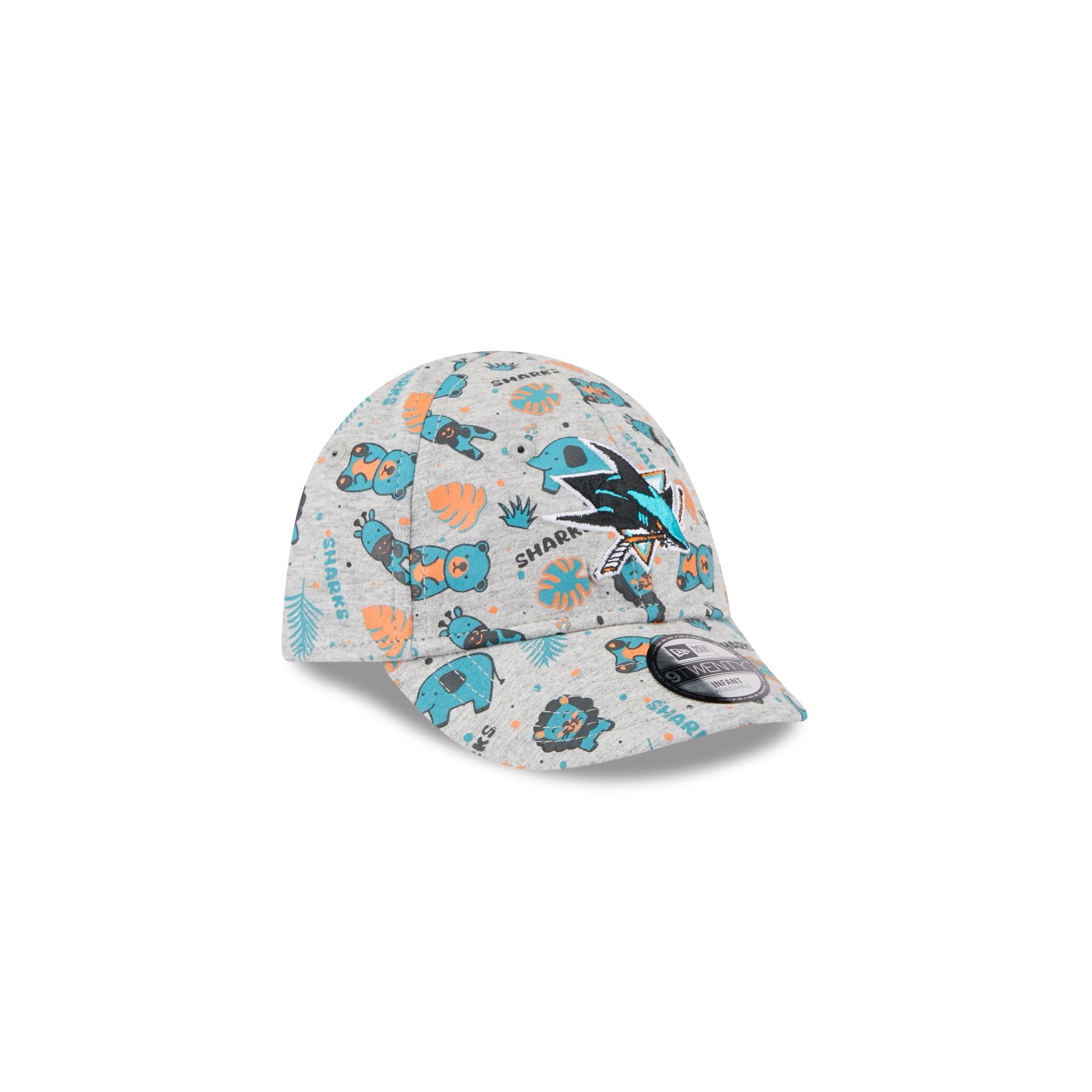 San Jose Sharks Kids Animal 9TWENTY Adjustable Hat - Image 3