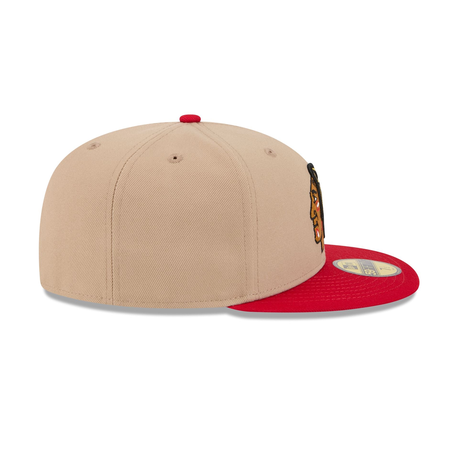 Chicago Blackhawks Camel 59FIFTY Fitted Hat - Image 5