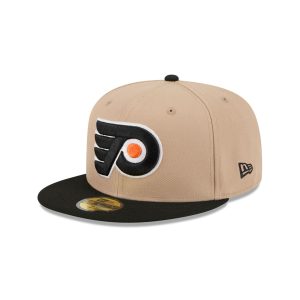 Philadelphia Flyers Camel 59FIFTY Fitted Hat