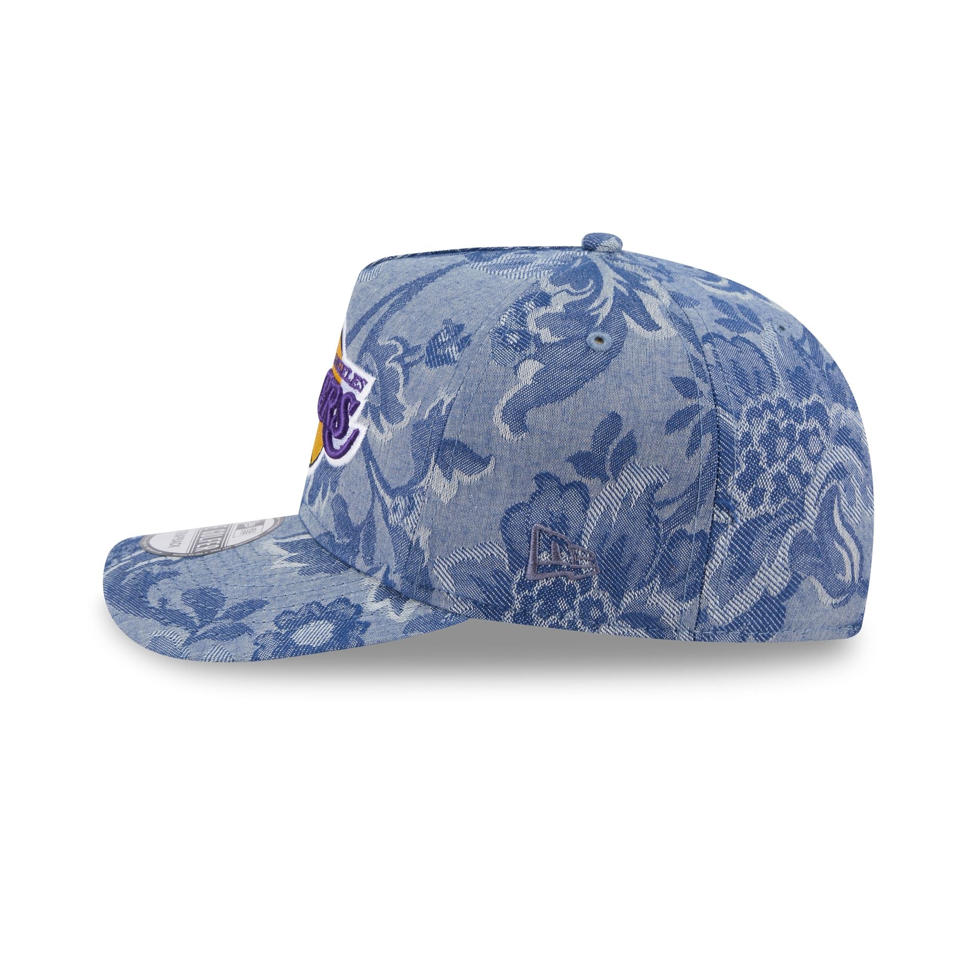 Los Angeles Lakers Denim Jacquard Golfer Hat - Image 5