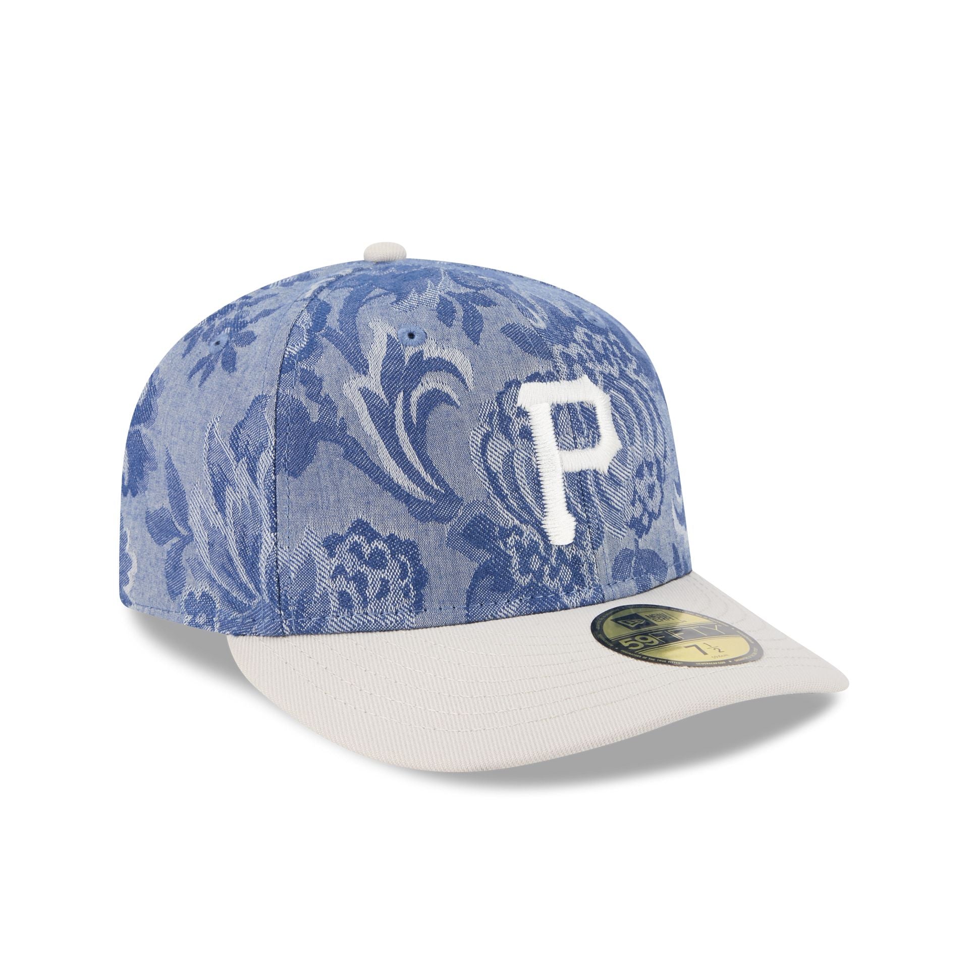 Pittsburgh Pirates Two-Tone Denim 59FIFTY Fitted Hat - Image 3