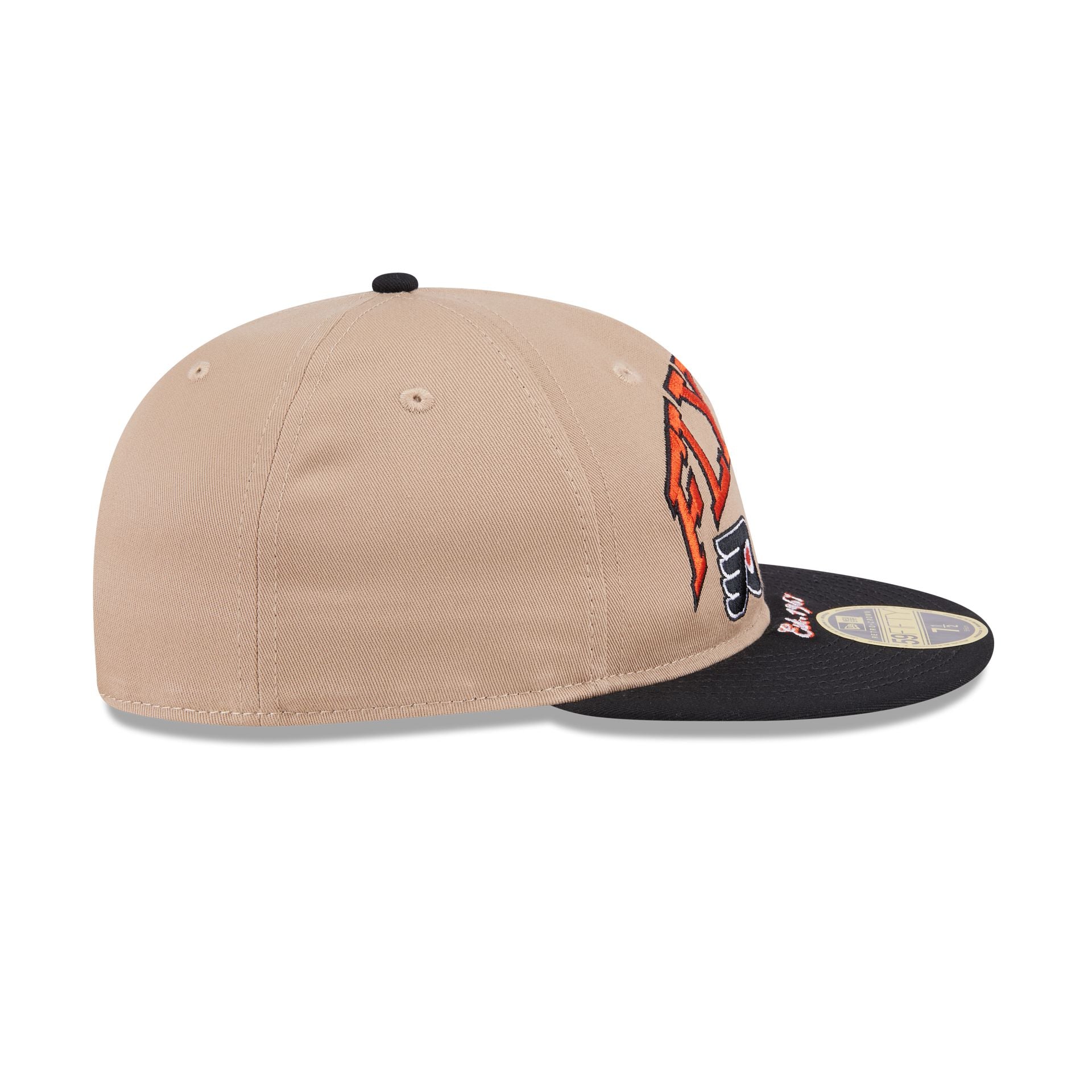 Philadelphia Flyers Camel Retro Crown 59FIFTY Fitted Hat - Image 5